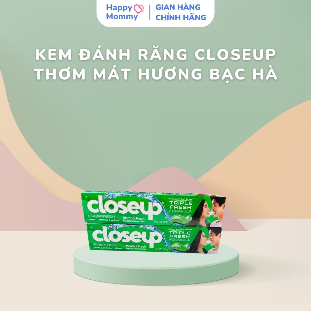 Kem đánh răng Closeup Thơm Mát hương  bạc hà THÁI LAN