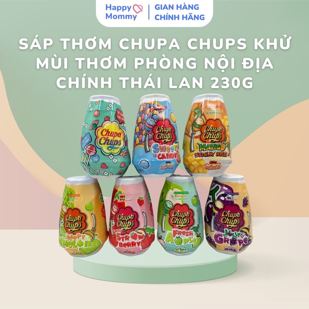 Sáp thơm chupa chups khử mùi thơm phòng nội địa chính thái lan 230g