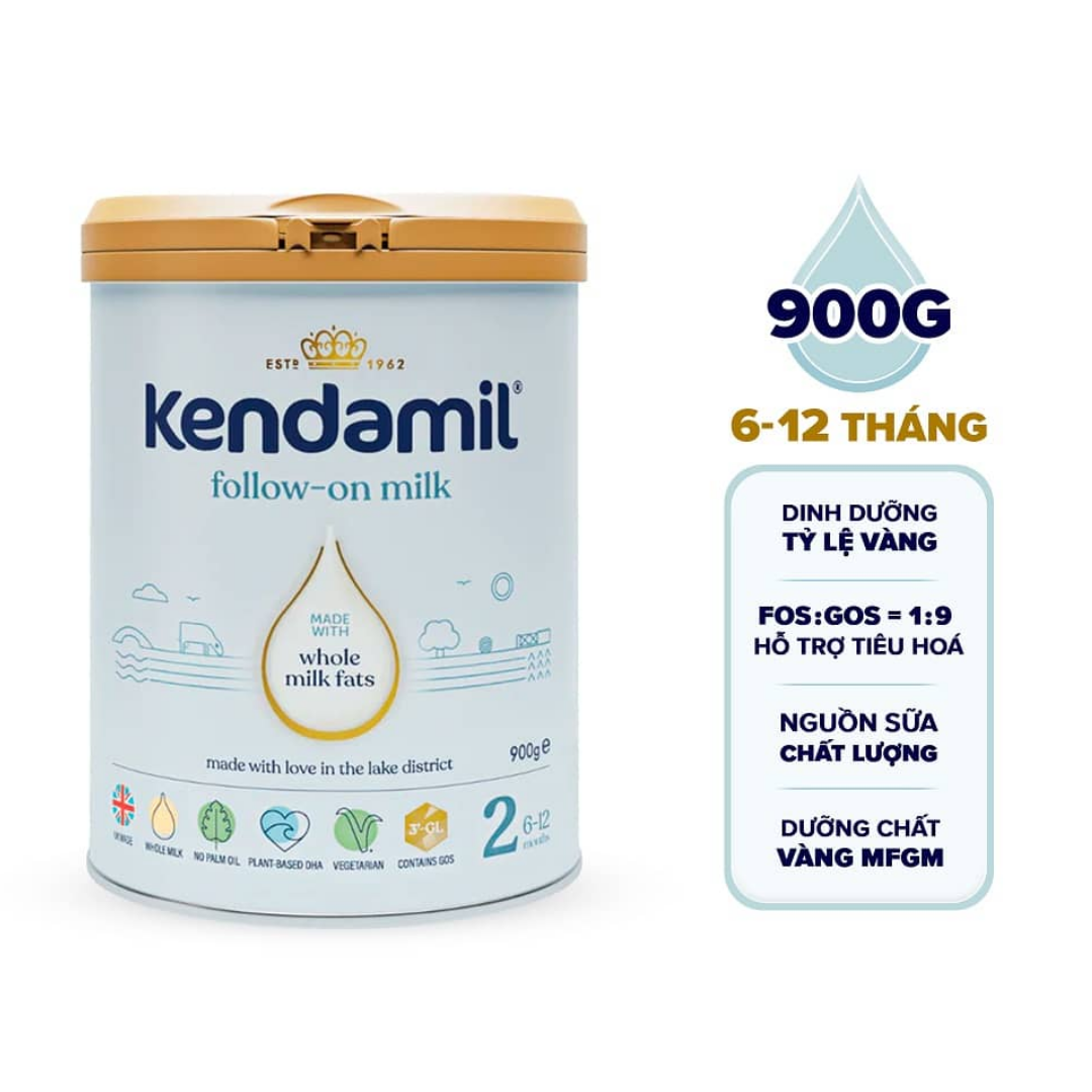 Sữa Bột Kendamil Classic Số 2 Follow-on Milk, 800g (6-12M)