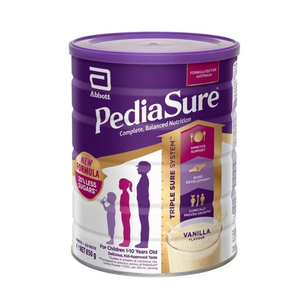 Sữa bột Abbott PediaSure Úc, 850g (1-10Y)