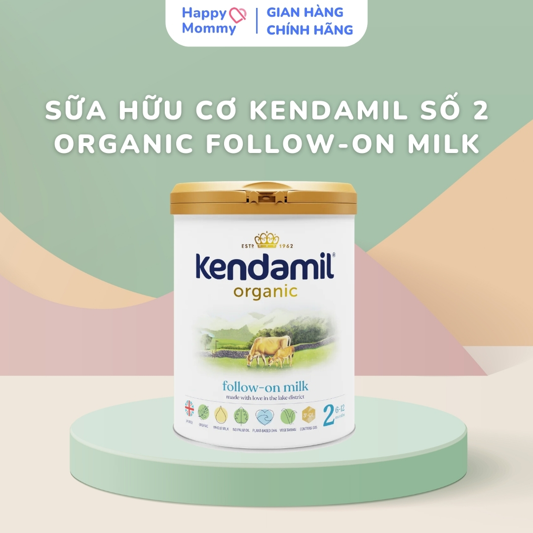 Sữa Bột Hữu Cơ Kendamil Organic Số 2 Follow-on Milk, 800g (6-12M)