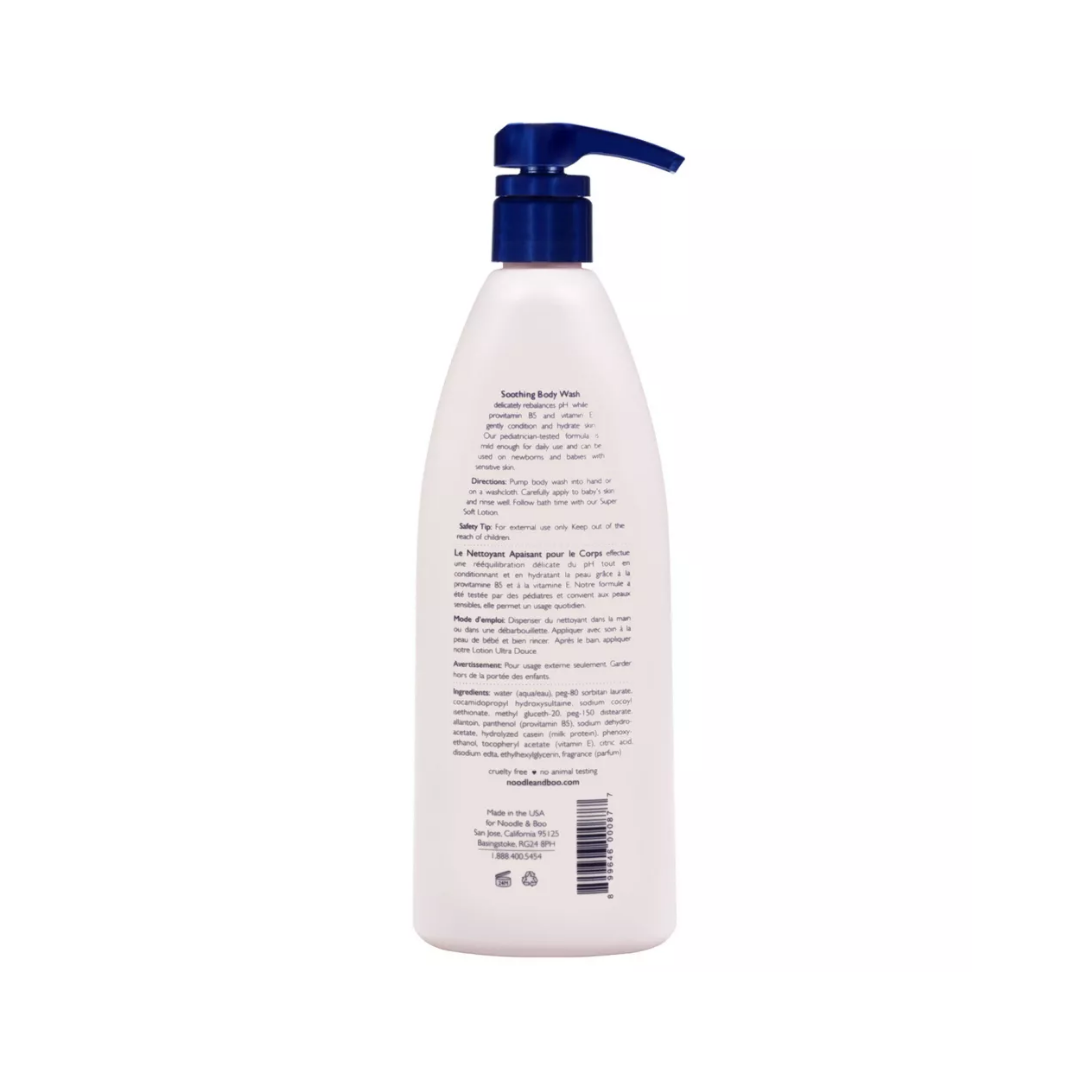 Sữa Tắm Dịu Nhẹ Cho Bé Noodle & Boo Soothing Body Wash Hương Phấn, 473ml