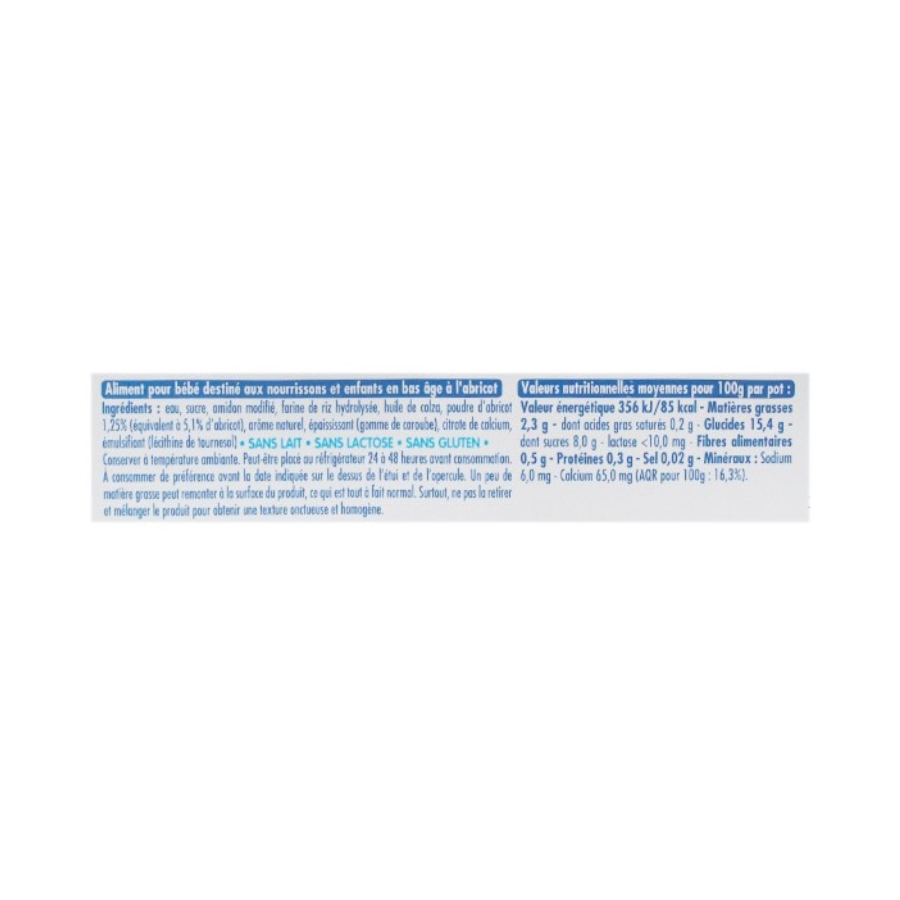 Váng Gạo Picot Pepti-Junior Pháp Cho Bé, Vị Đào, Vỉ 4 Hộp x 100g (6M+)