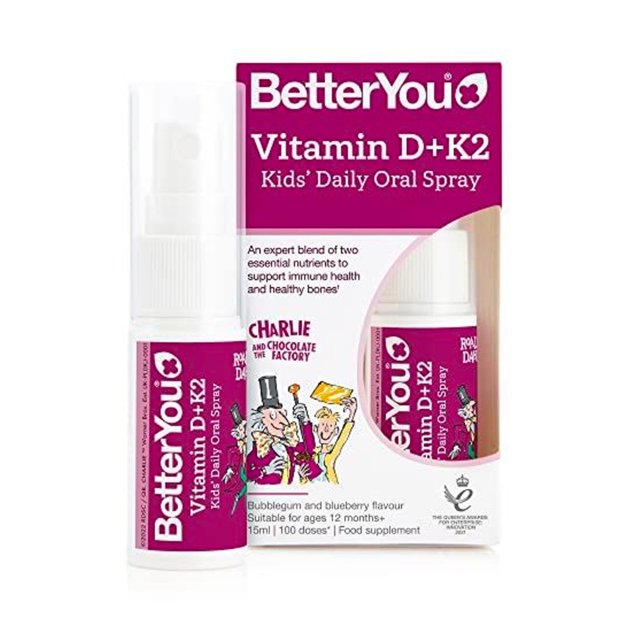 Vitamin D + K2 Dạng Xịt Better You, Hàng Anh, 15ml (1Y+)