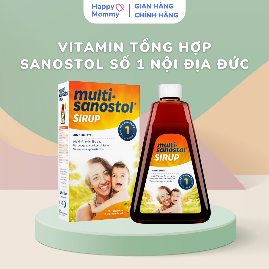 Vitamin Tổng Hợp Sanostol Số 1 Nội Địa Đức, 300g (1-3Y)