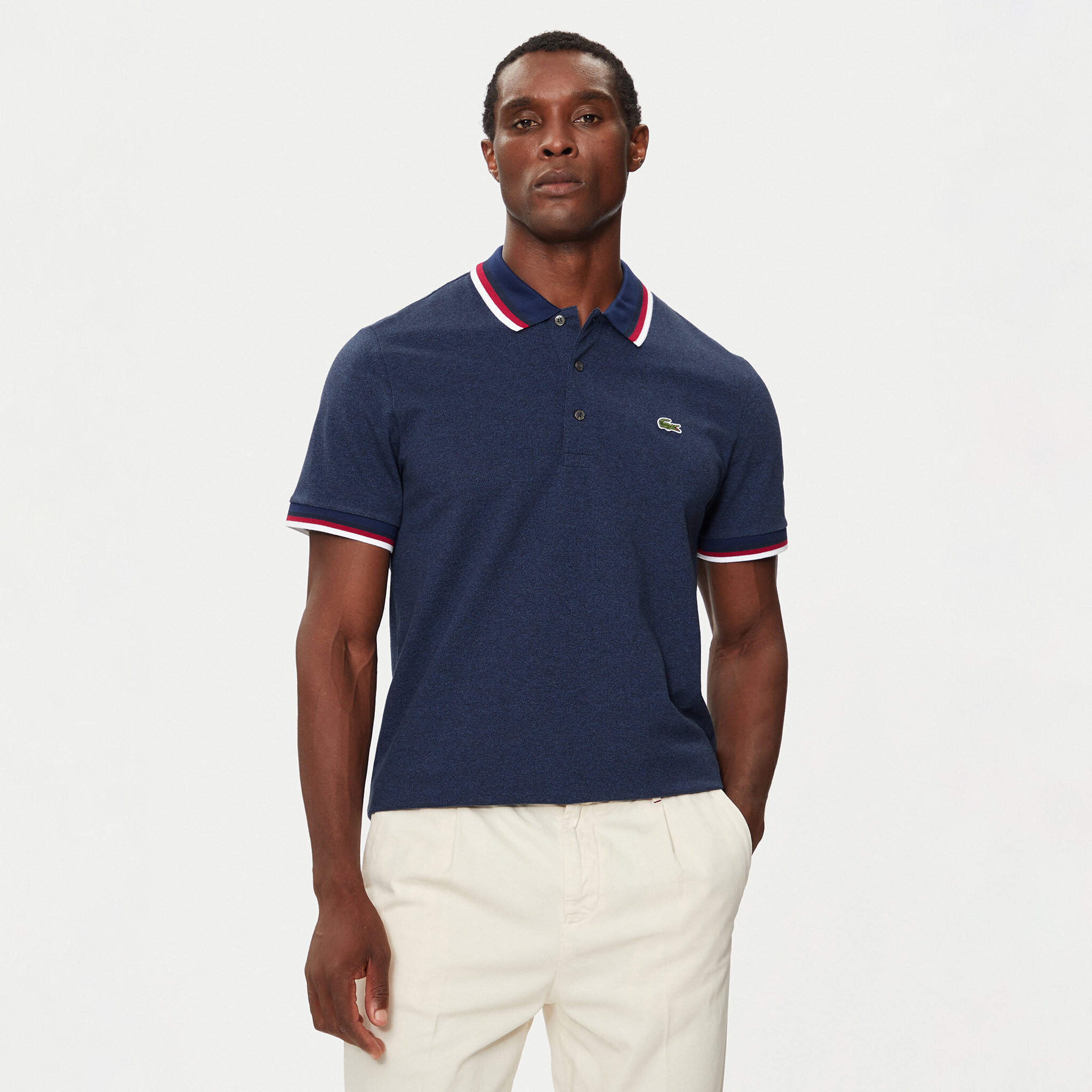 Áo Polo Lacoste Opérations Paris Light Navy