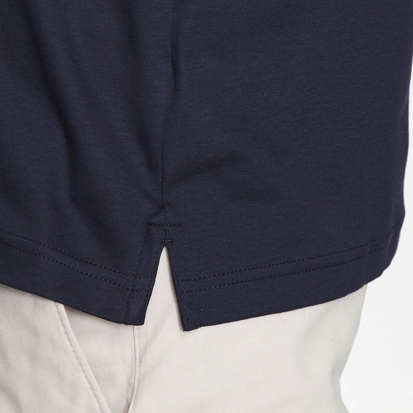 Áo Polo Calvin Klein Smooth Cotton Slim / Night Sky