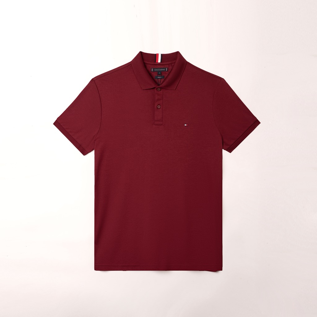 Áo Polo Tommy Hilifiger Liquid Cotton Ess Reg Deep Rouge