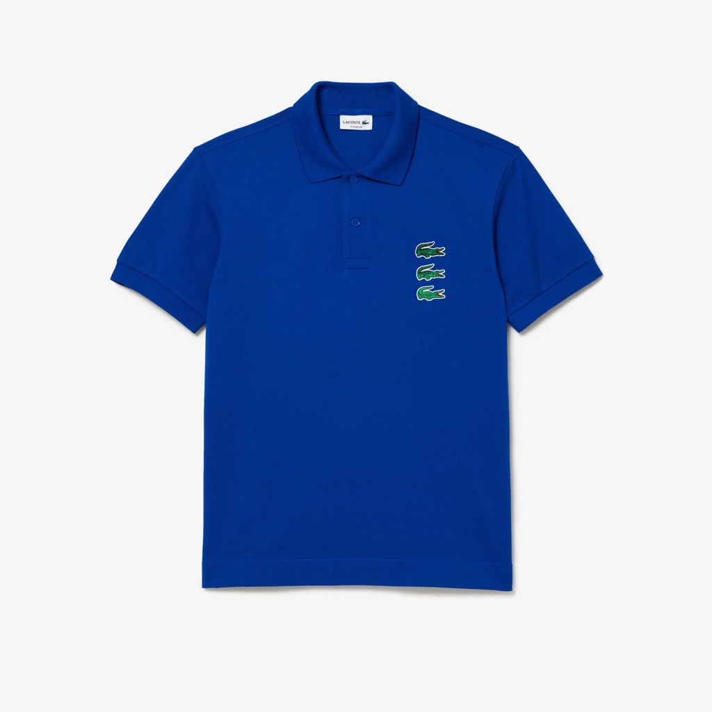 Áo Polo Lacoste Nam Original Với Ba Logo Cá Sấu
