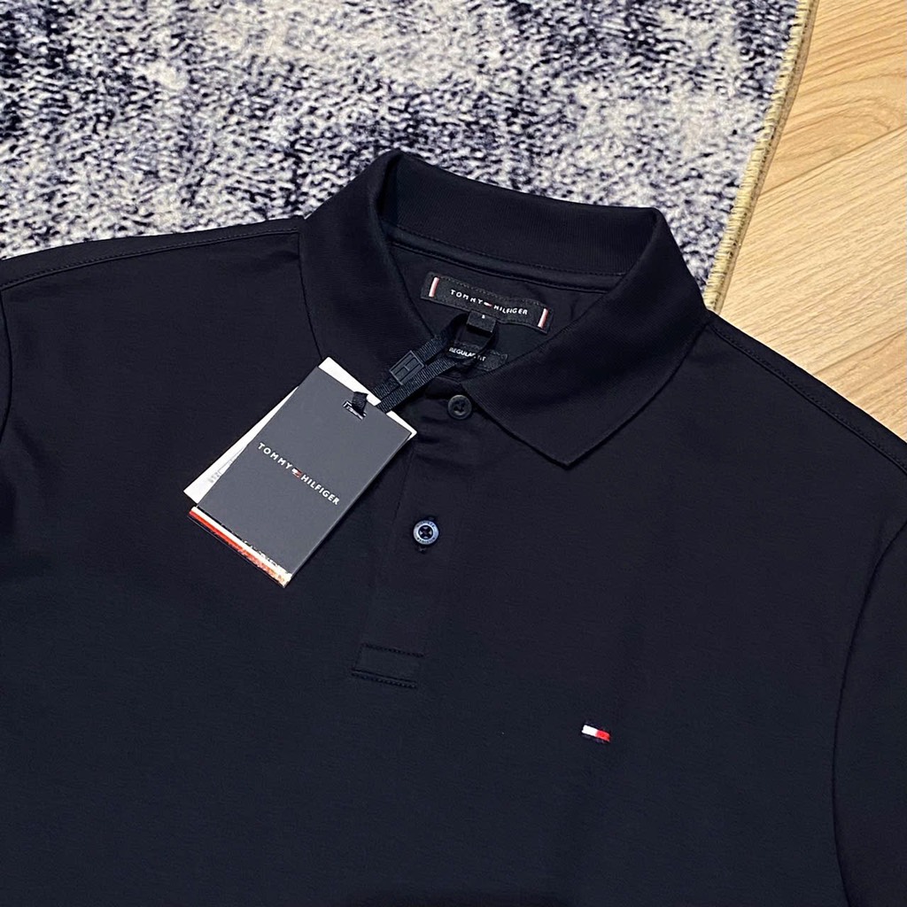 Áo Polo Tommy Hilfiger Regular Long Sleeve Navy
