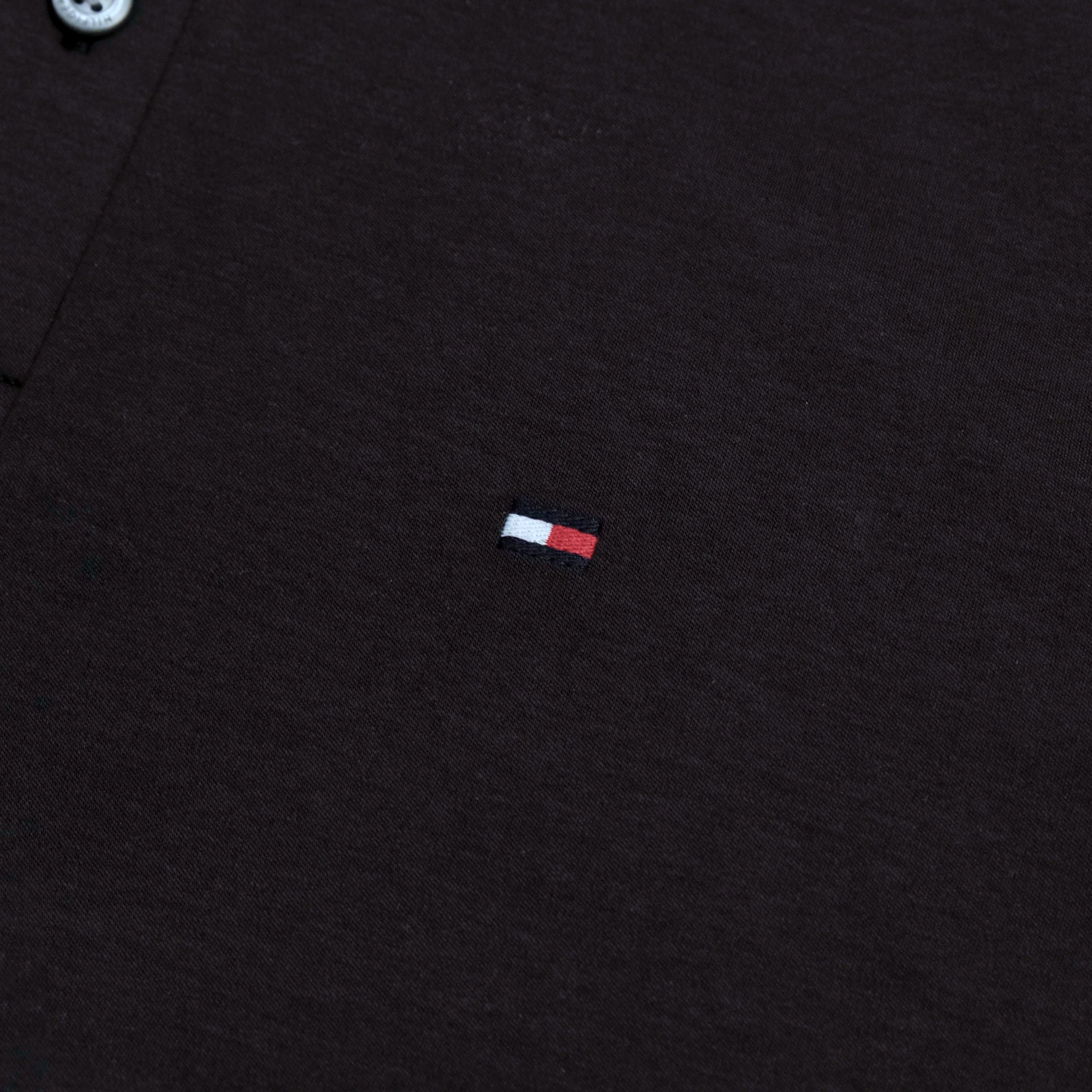 Áo Polo Tommy Hilfiger Luxury Interlock Reg / Black