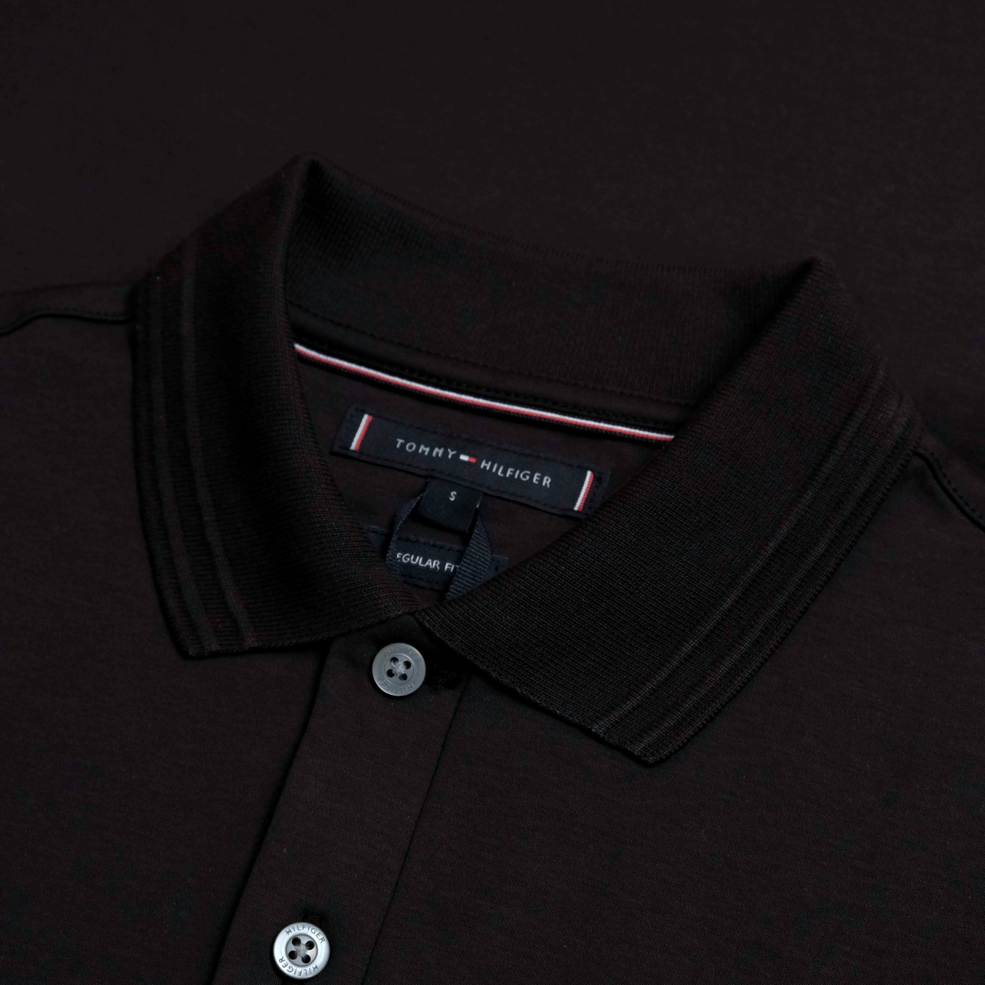 Áo Polo Tommy Hilfiger Luxury Interlock Reg / Black