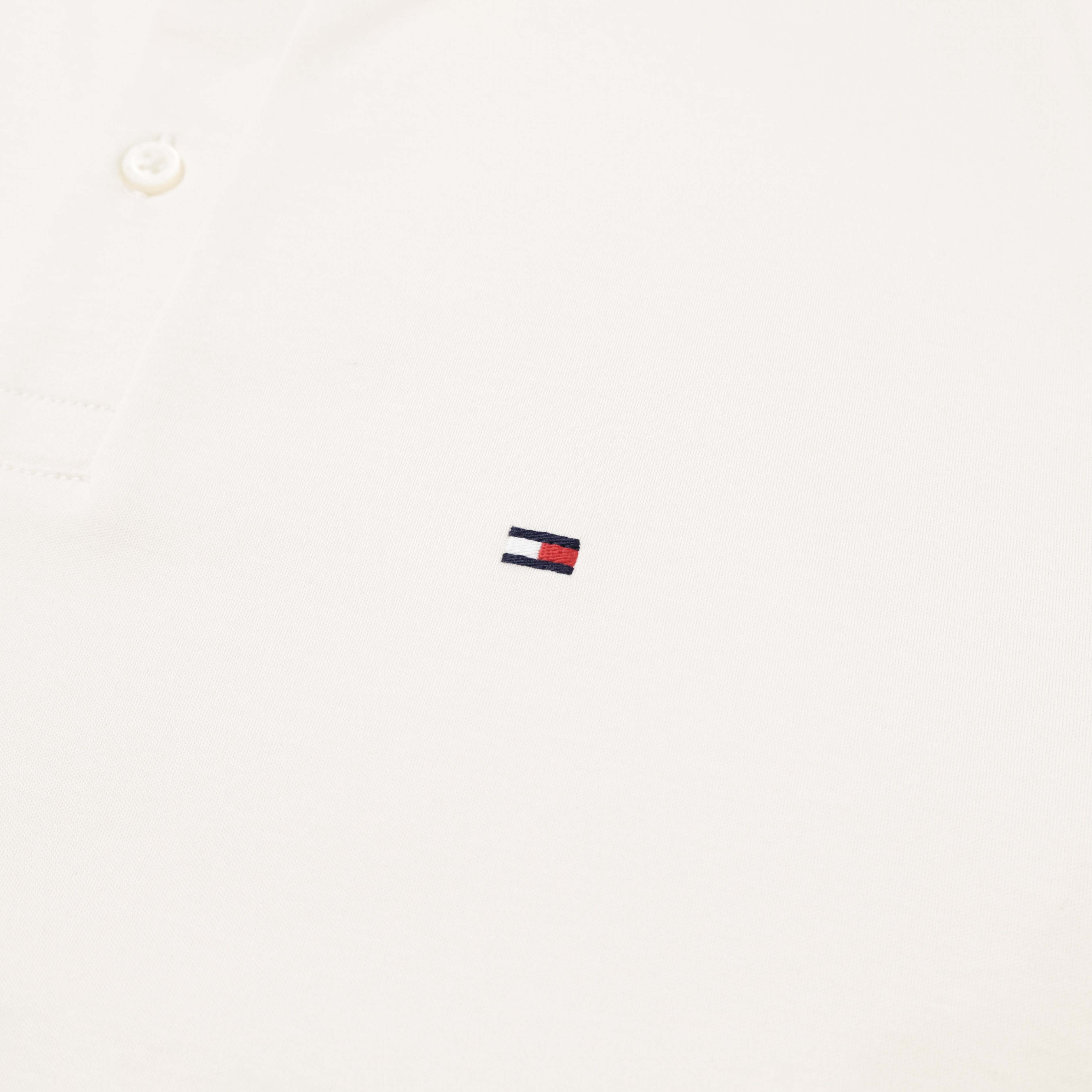 Áo Polo Tommy Hilfiger M L/S Liquid Cotton Reg / Ivory Petal