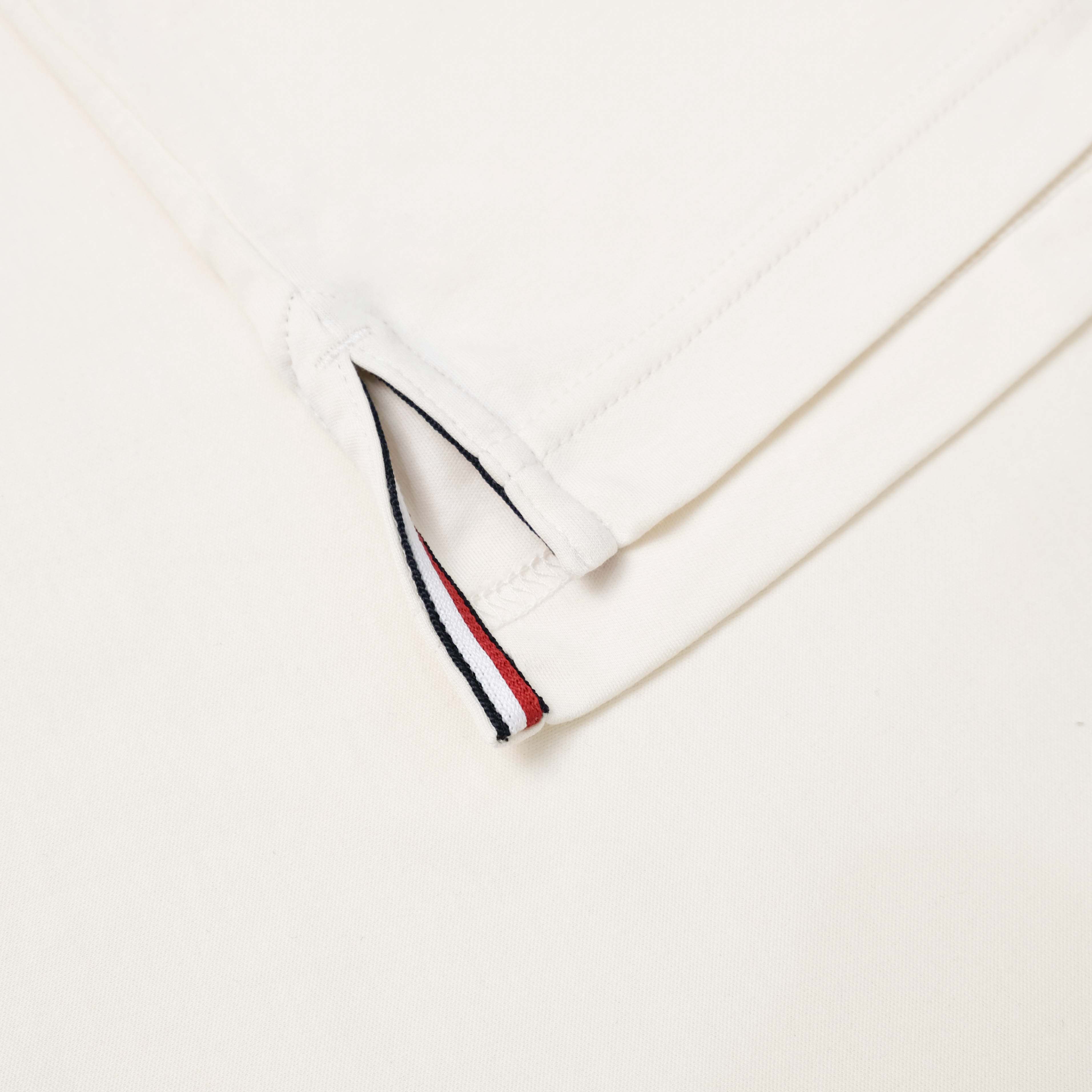 Áo Polo Tommy Hilfiger M L/S Liquid Cotton Reg / Ivory Petal