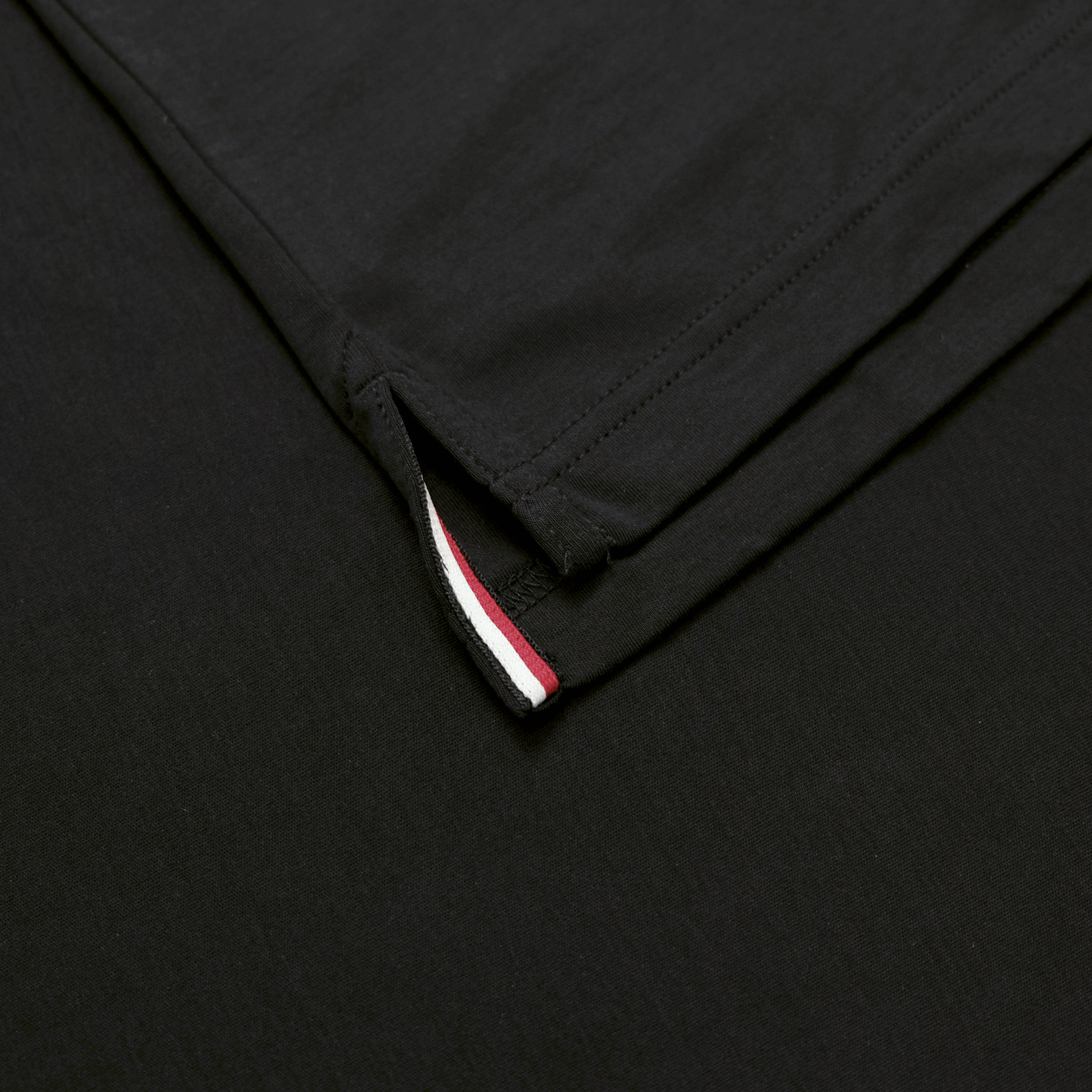 Áo Polo Tommy Hilfiger M L/S Liquid Cotton Reg / Black