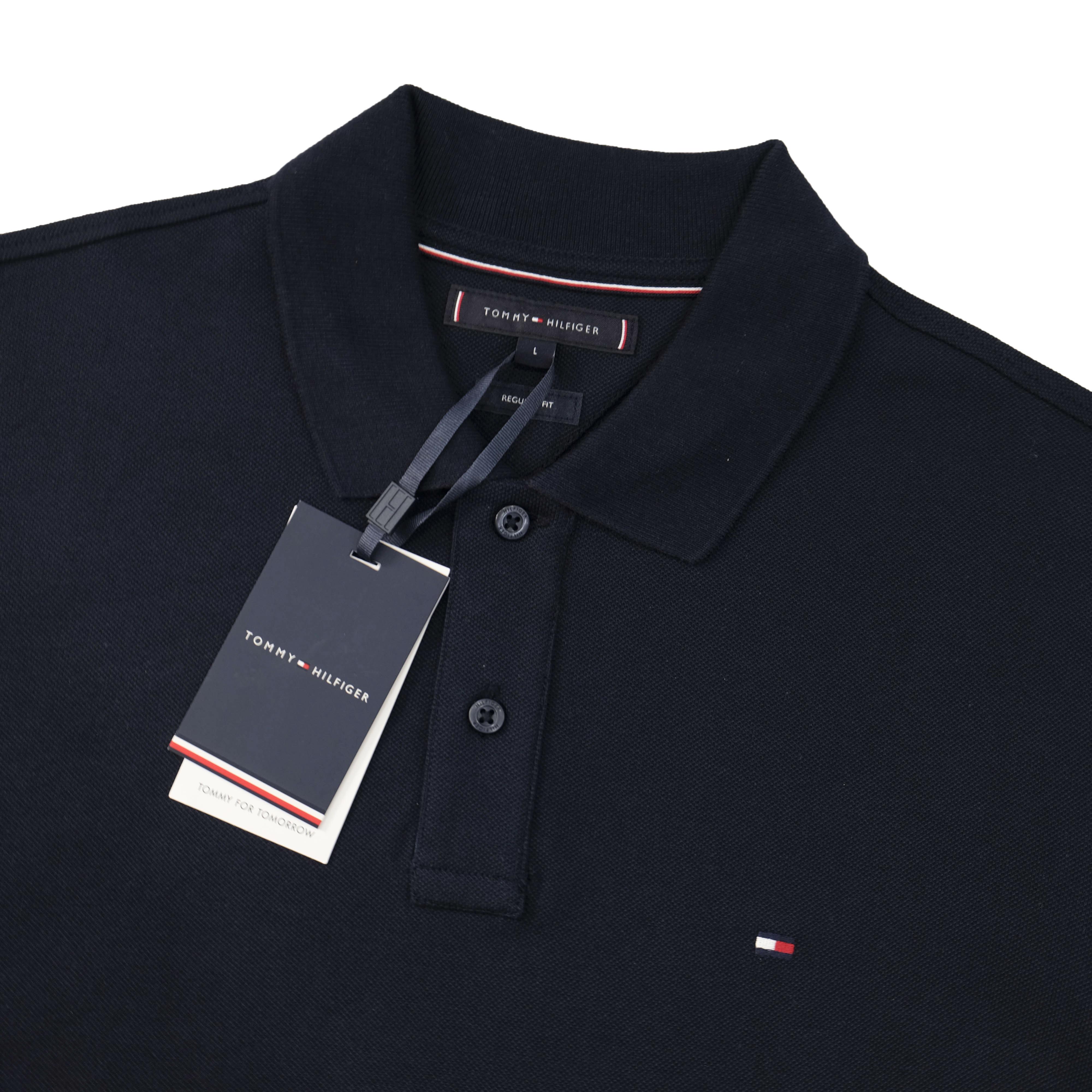 Áo Polo Tommy Hilfiger Pique Placket Interest Reg / Desert Sky