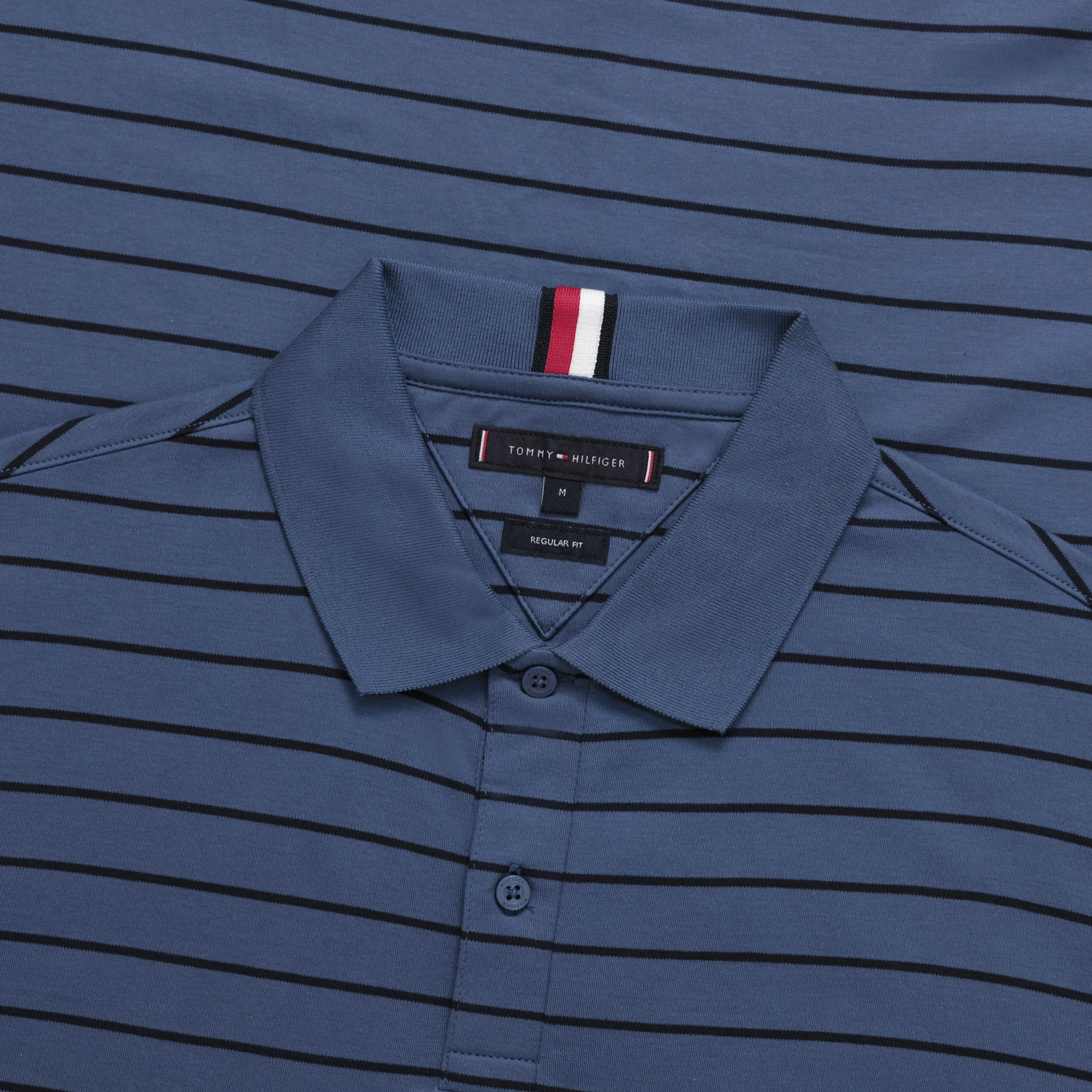 Áo Polo Tommy Hilfiger M Liquid Cotton ESS Reg / Aegean Sea Desert Sky