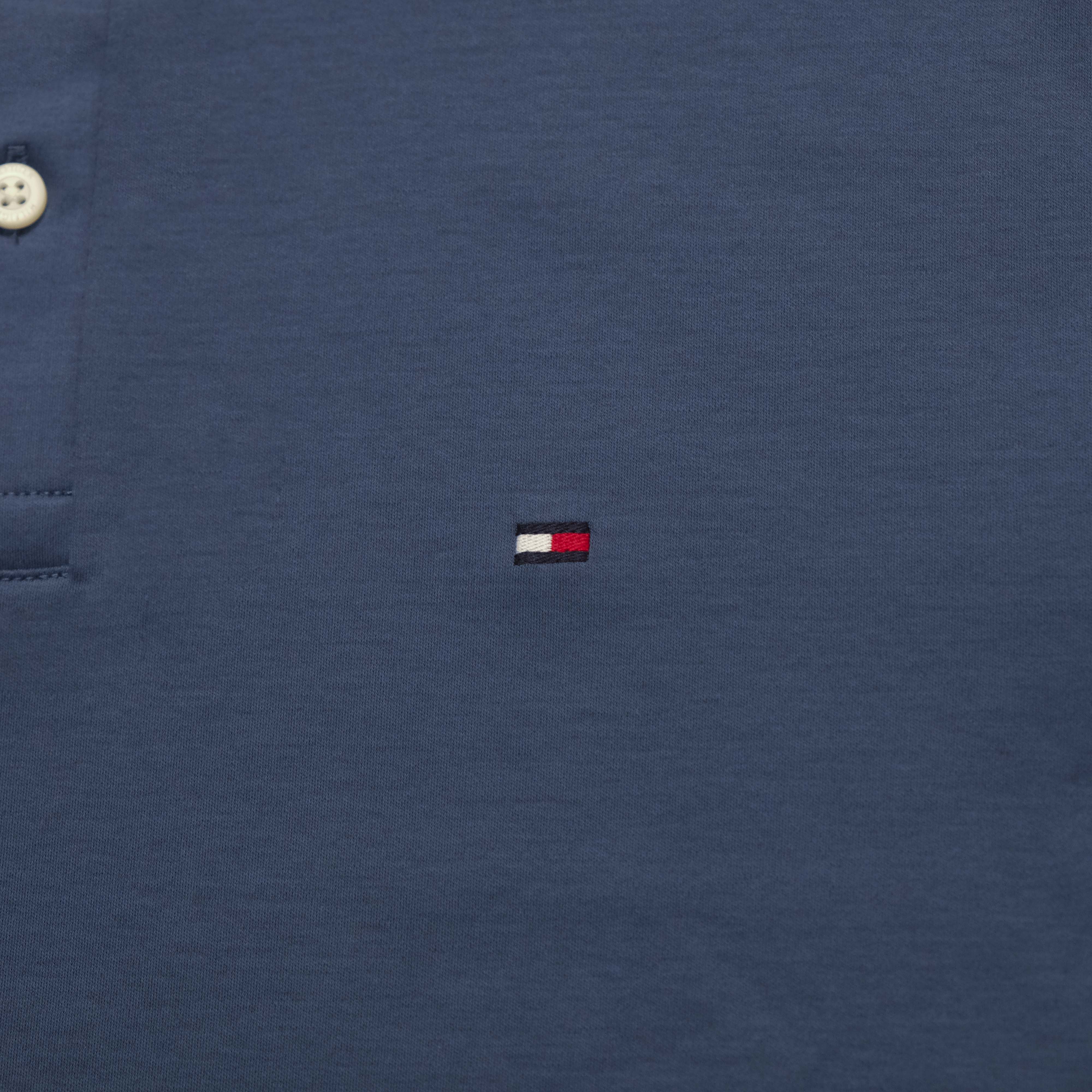 Áo Polo Tommy Hilfiger Luxury Interlock Reg - Aegean Sea