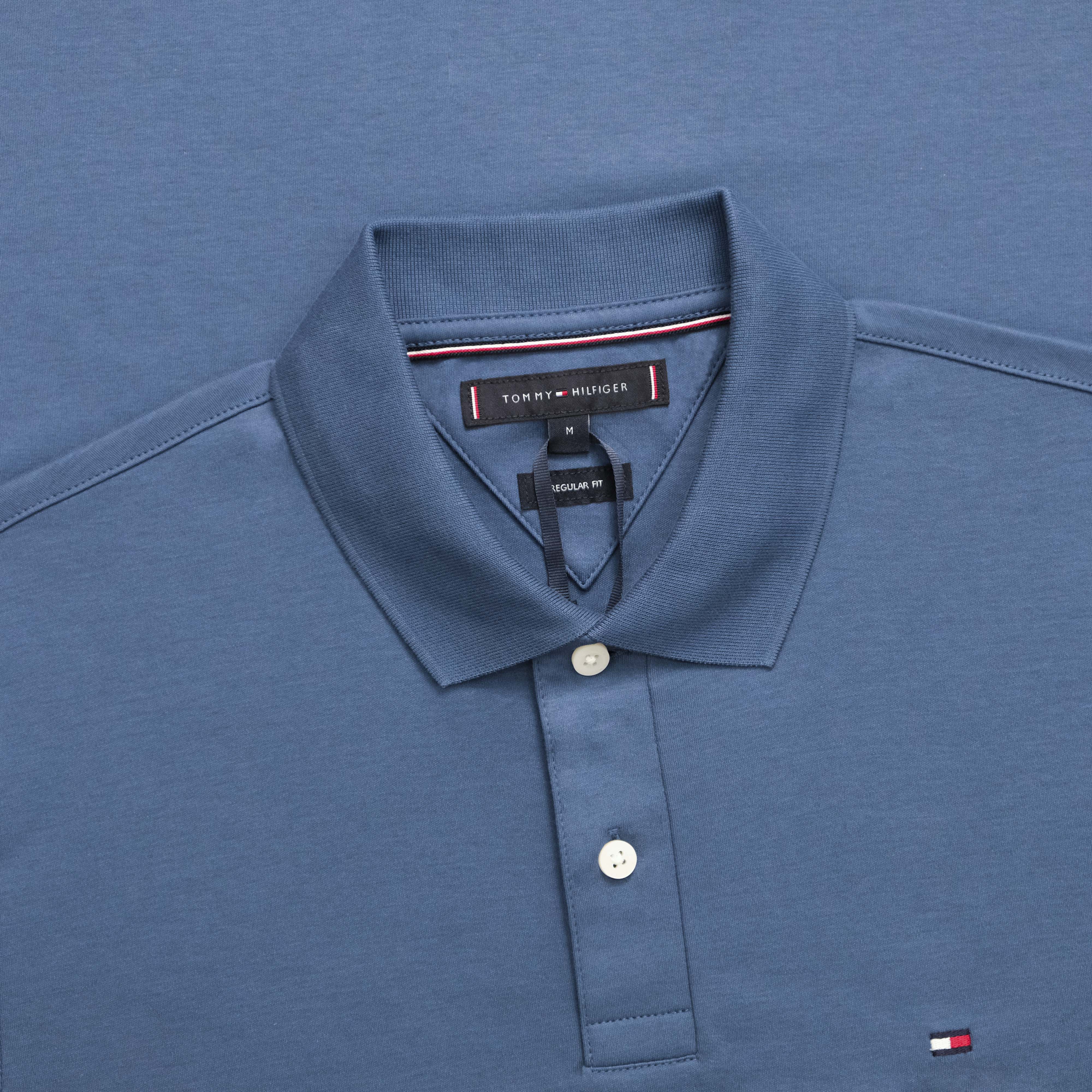 Áo Polo Tommy Hifiger Liquid Cotton Reg Seasonal / Aegean Sea