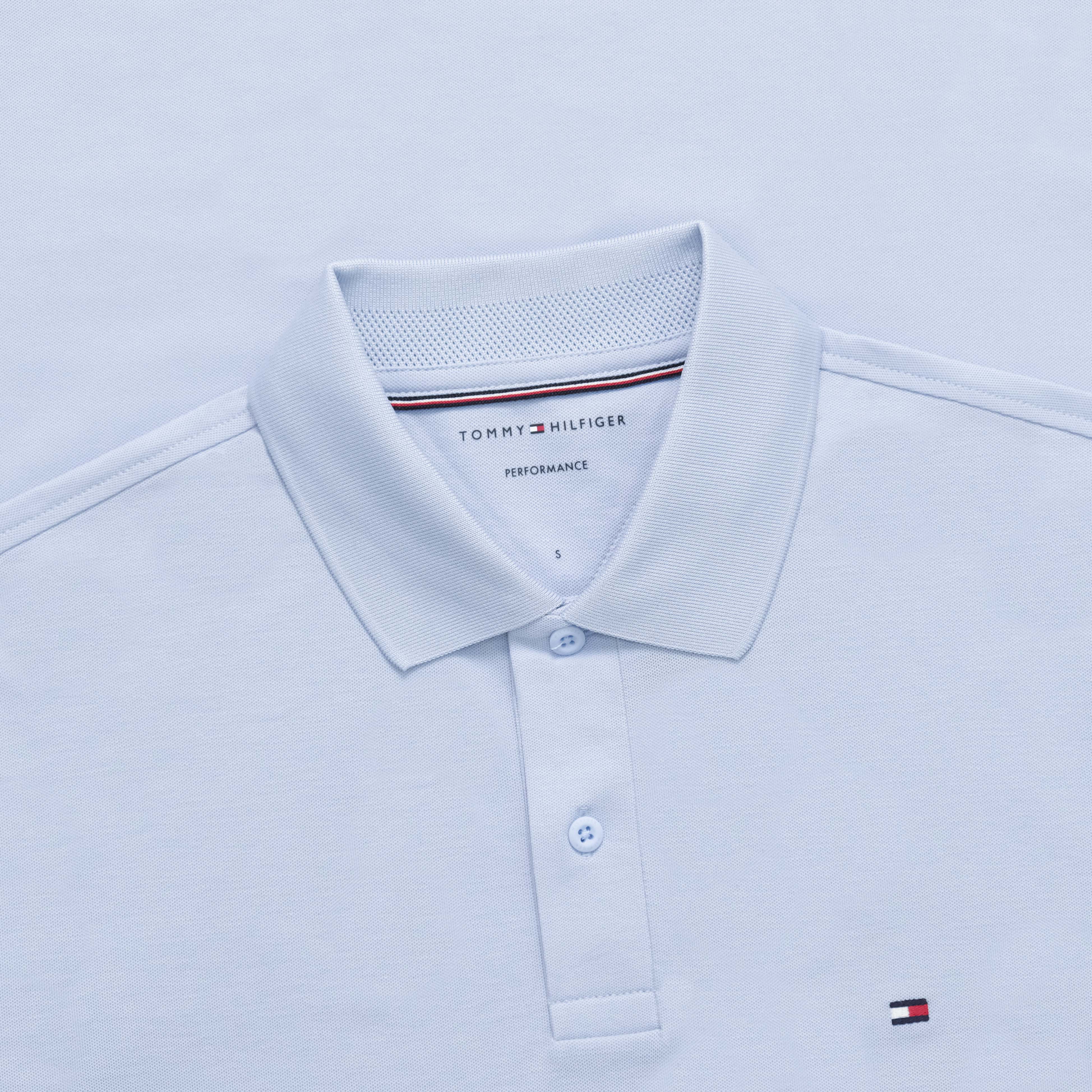 Áo Polo Tommy Hifiger Performance Pique Reg / Breezy Blue