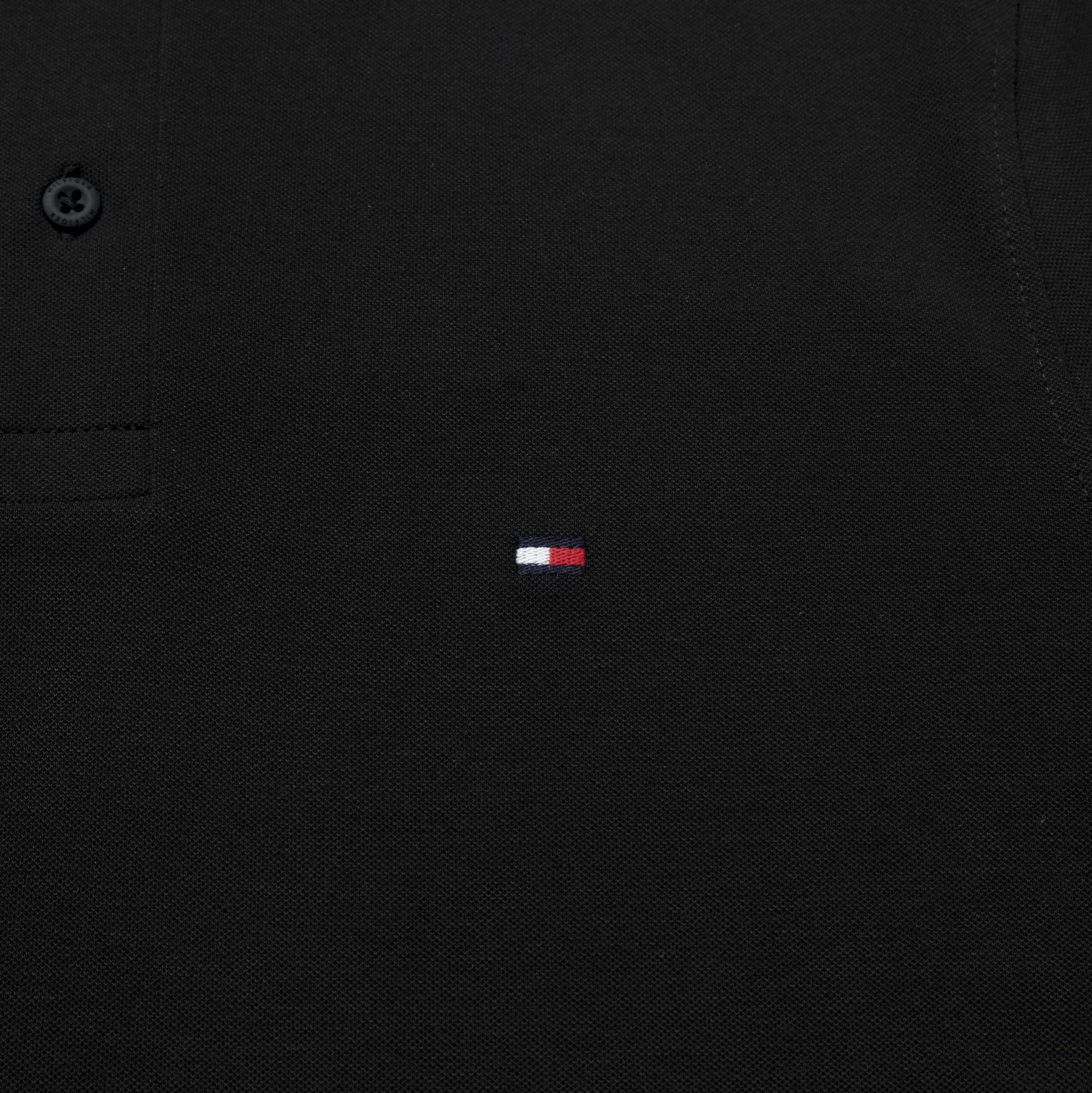 Áo Polo Tommy Hilfiger Performance Pique Reg / Black