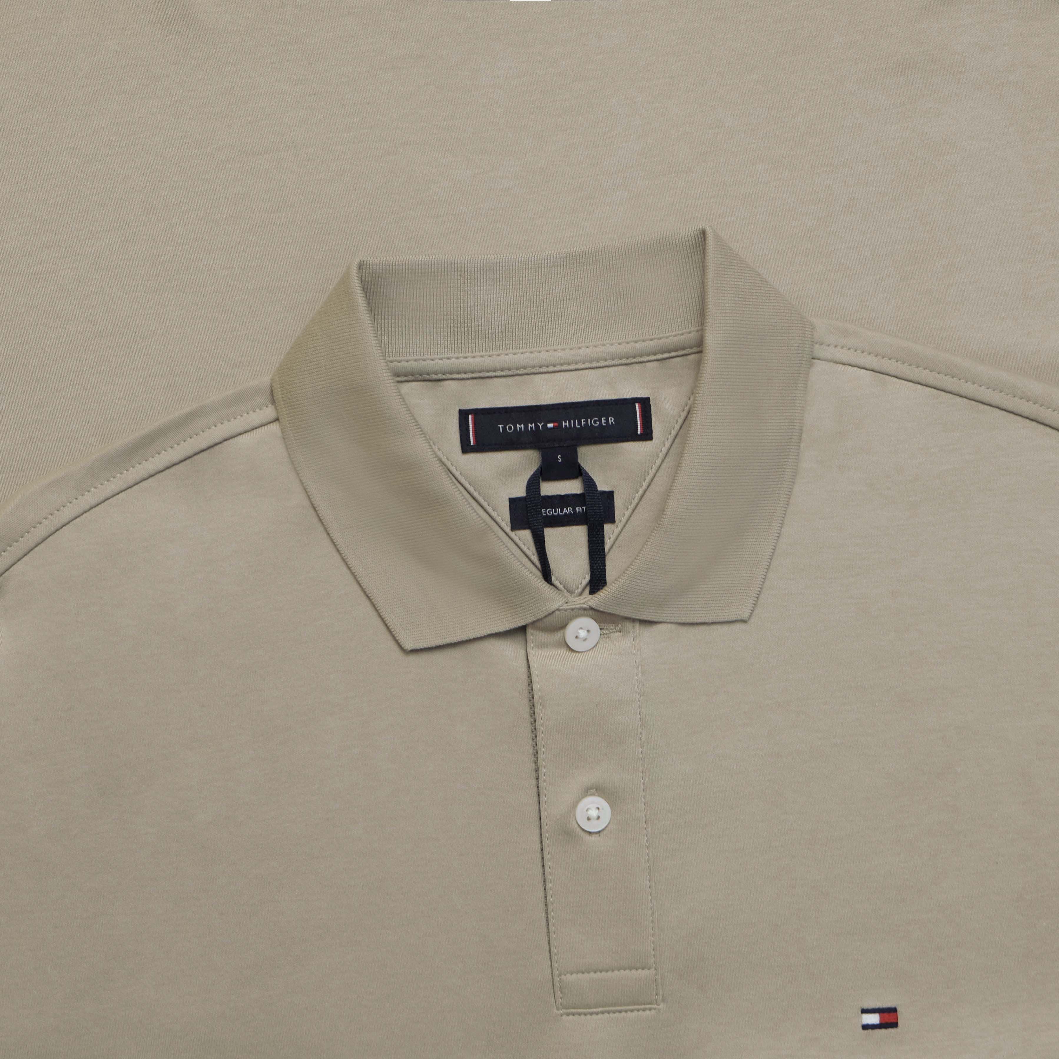 Áo Polo Tommy Hilfiger Interlock Placket Inter Reg Polo / Sandalwood