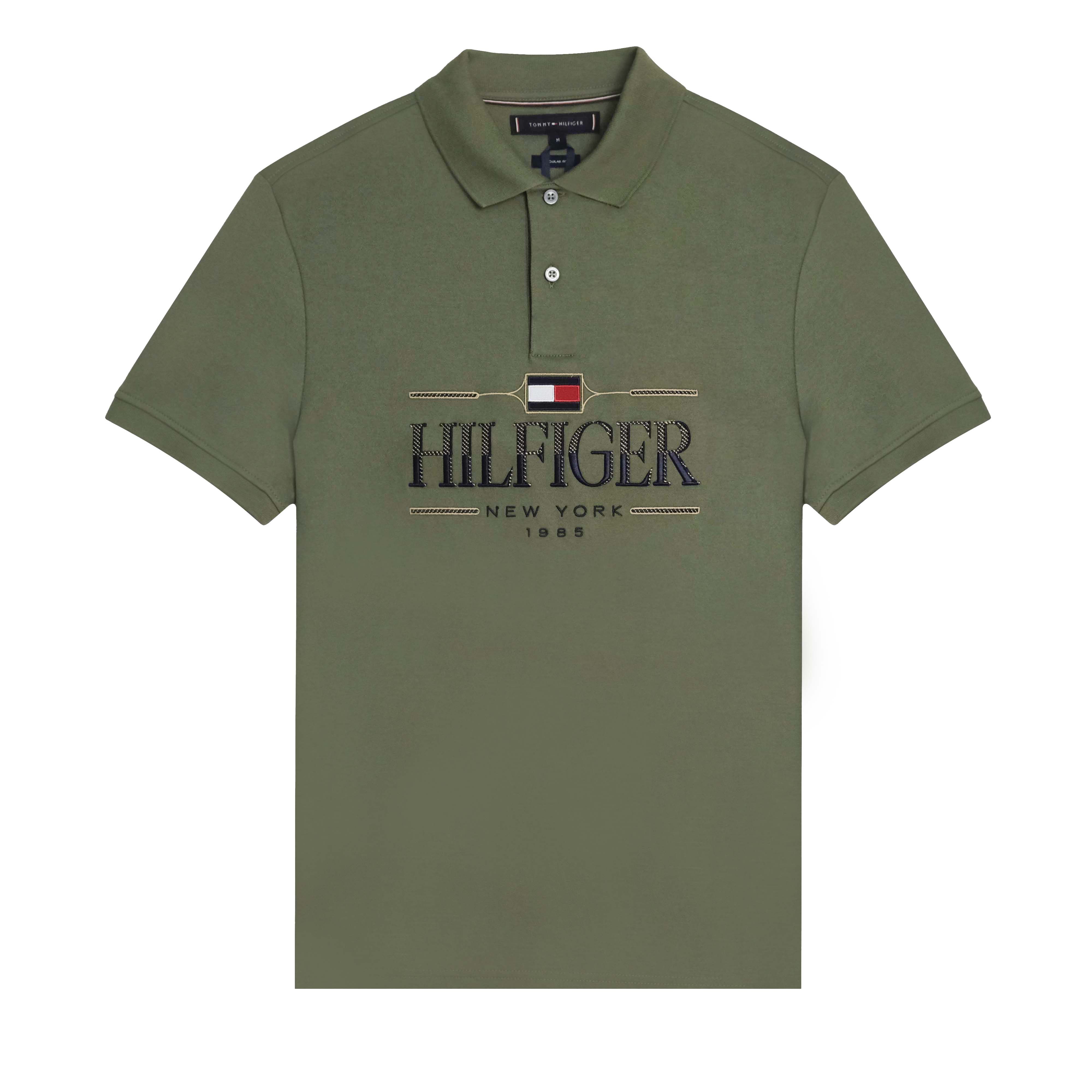 Áo Polo Tommy Hilfiger Im Icon Reg / Battle Green