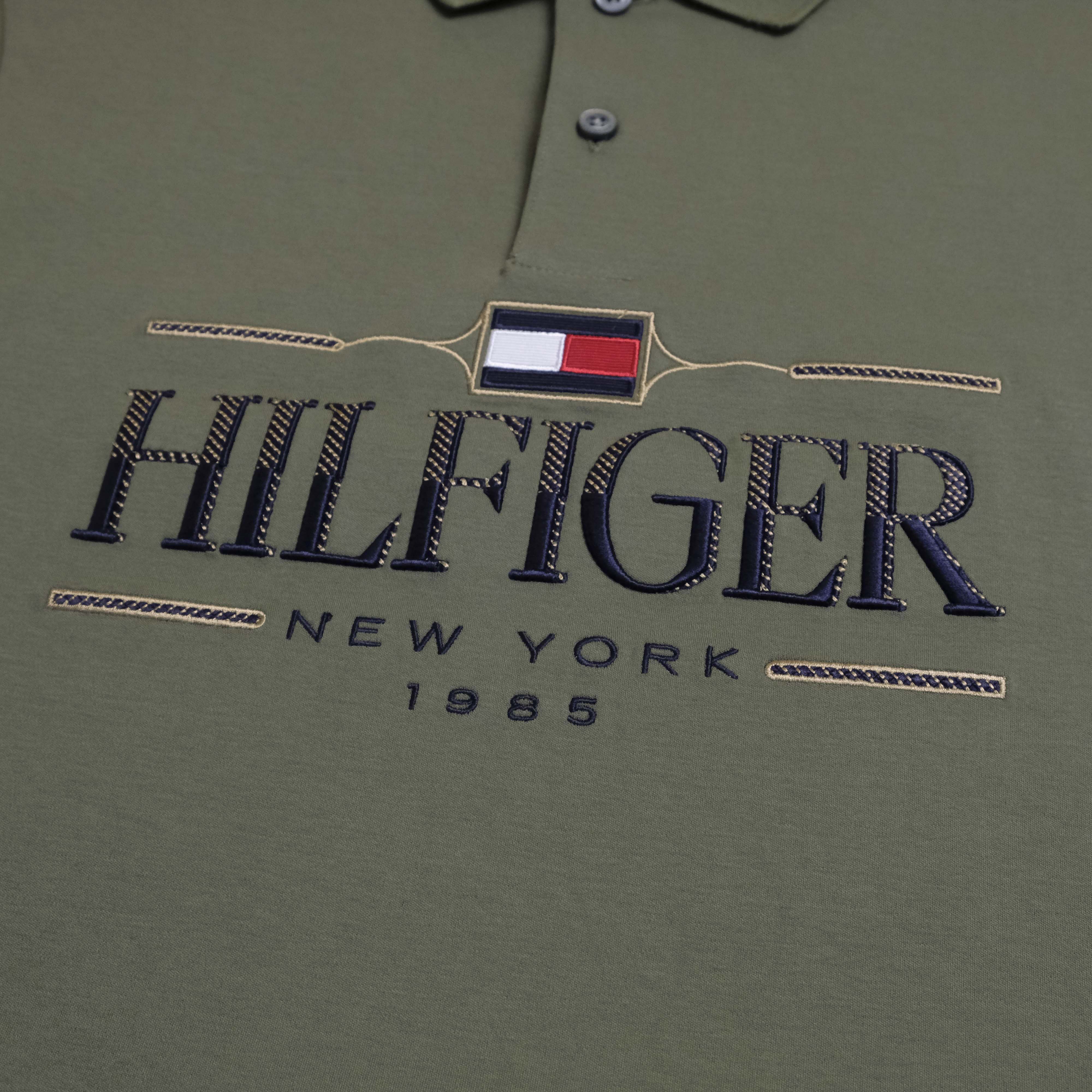 Áo Polo Tommy Hilfiger Im Icon Reg / Battle Green