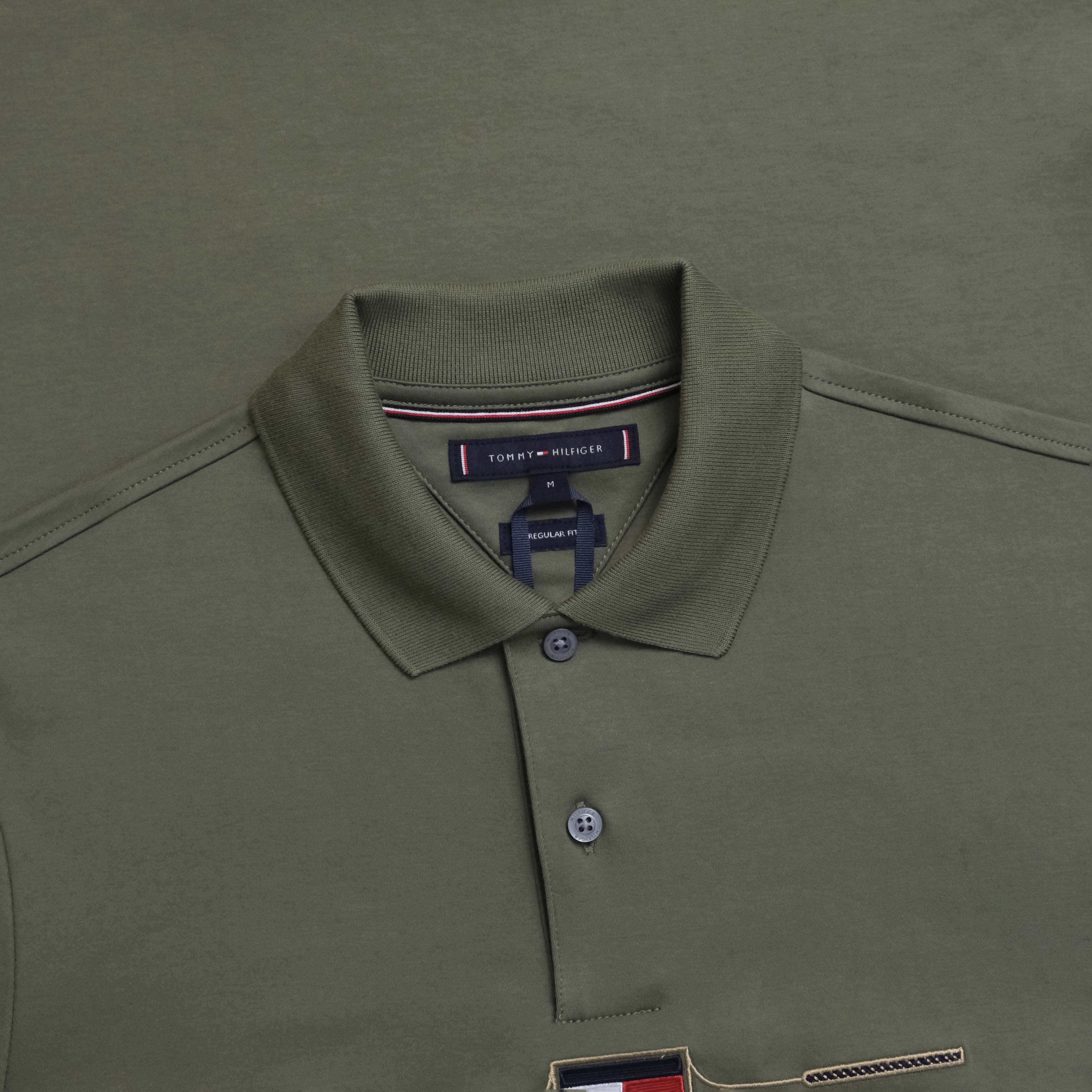 Áo Polo Tommy Hilfiger Im Icon Reg / Battle Green