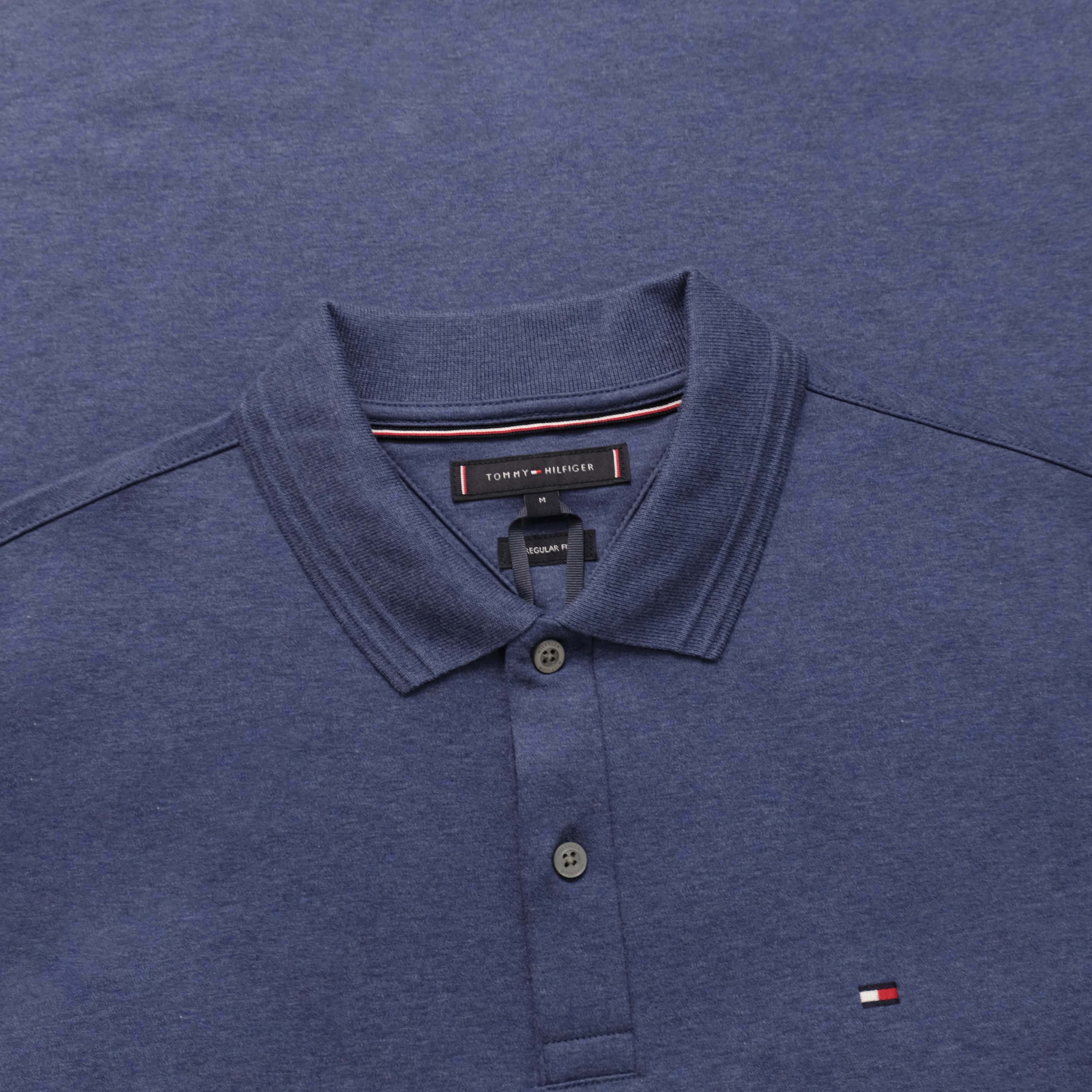 Áo Polo Tommy Hilfiger Luxury Interlock Reg / Faded Indigo Heather