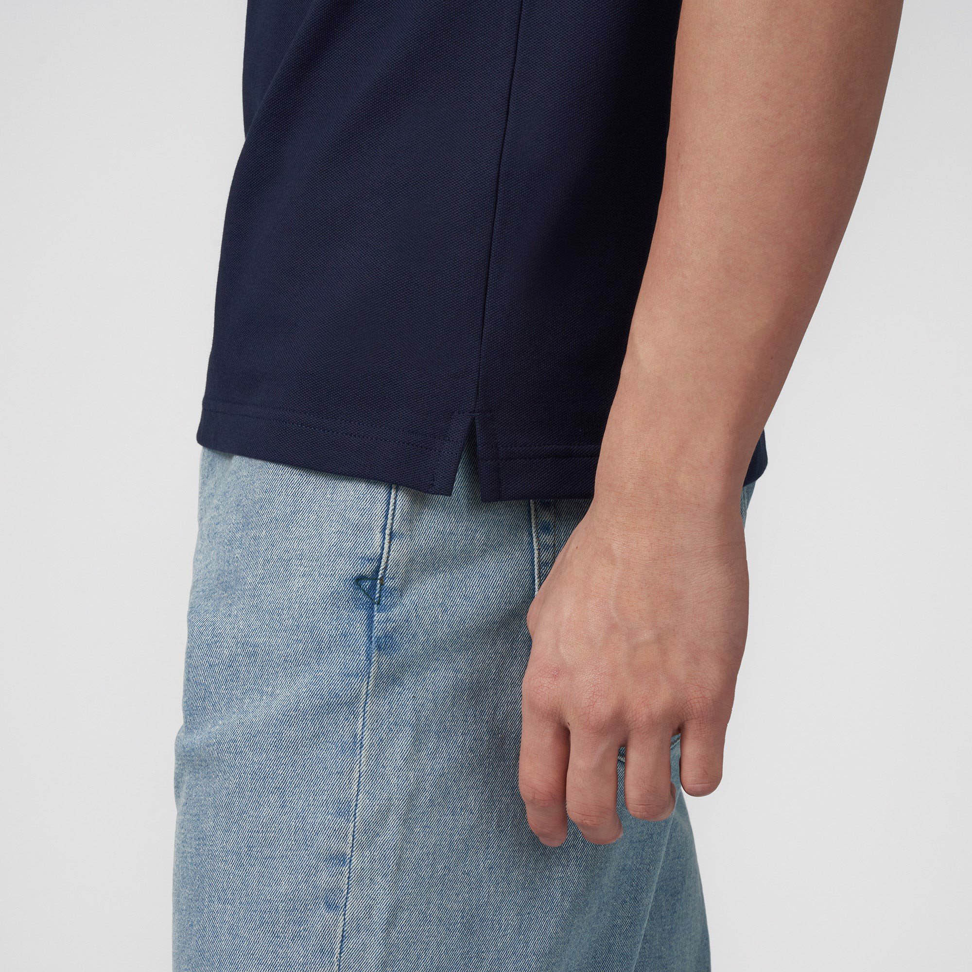 Áo Polo Lacoste Men's Slim Fit Piqué Navy