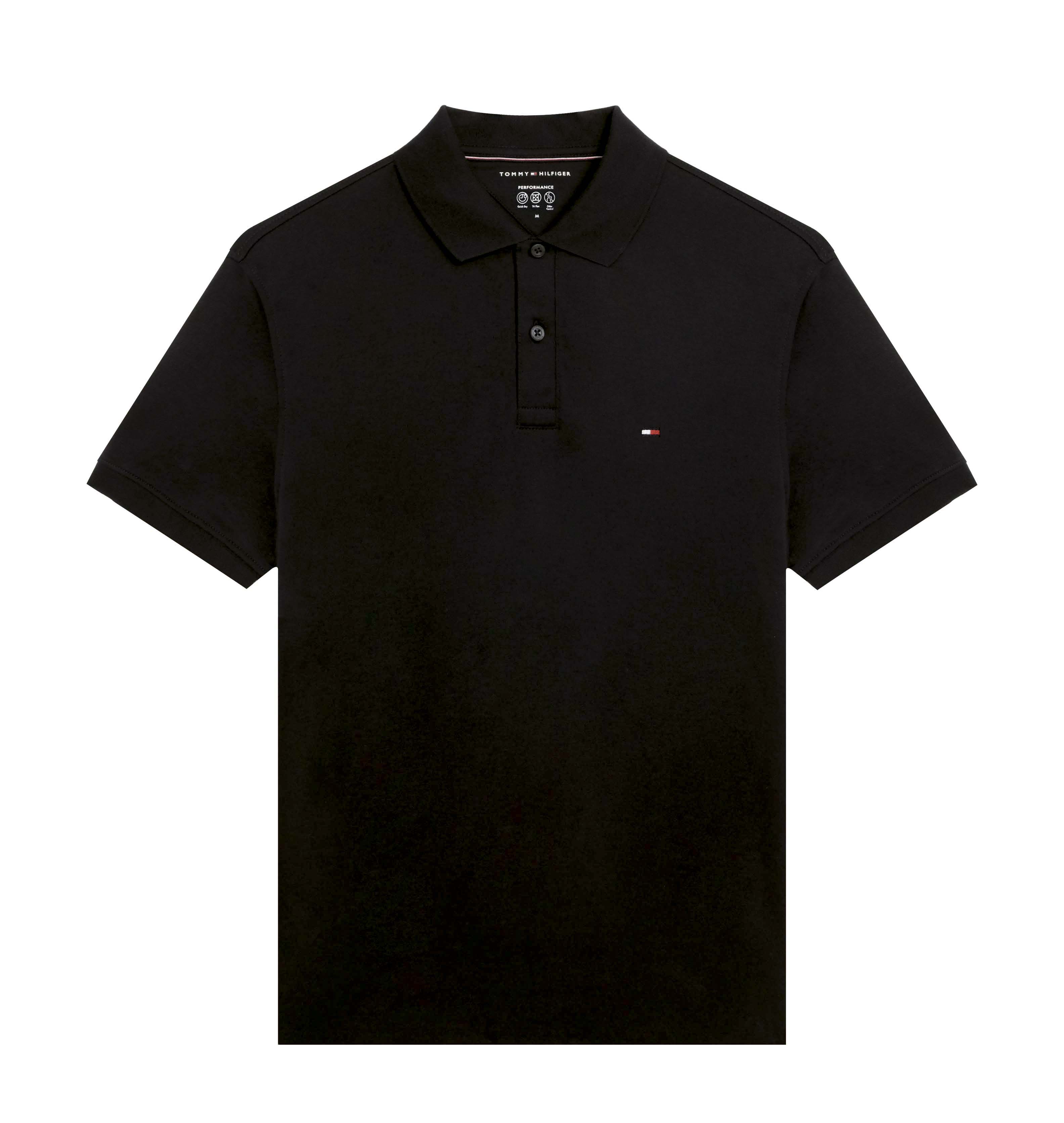 Áo Polo Tommy Hilfiger Performance Pique Reg / Black