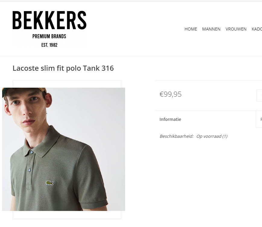 Áo Polo Lacoste Slim Fit