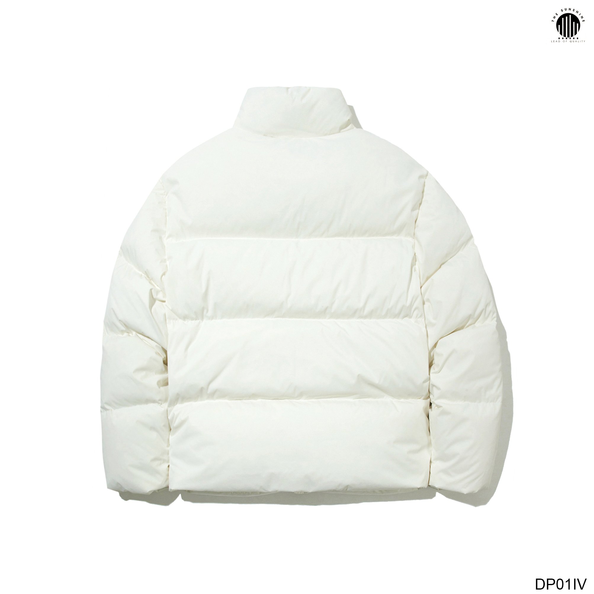 Áo Khoác LEE Twitch Wappen Short Puffer RDS Down Jacket Ivory