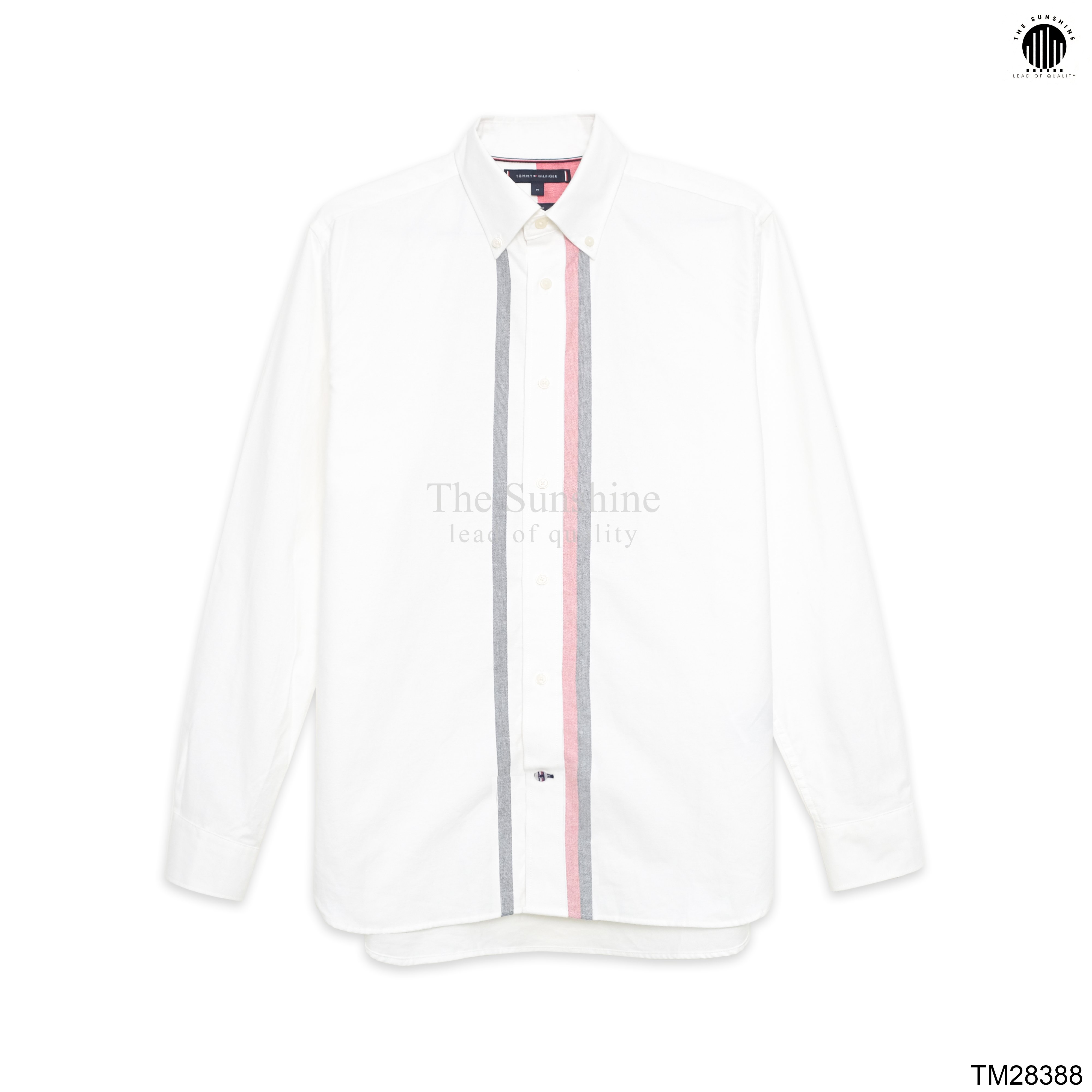 Áo sơmi nam Tommy TMSM02 Linen Slim Fit Shirt Blue