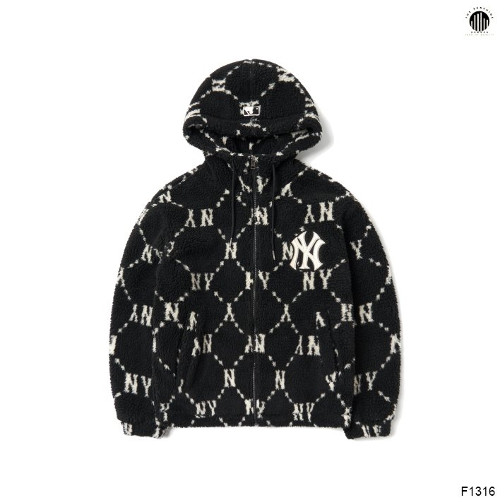 Áo Khoác MLB Dia MONOGRAM All Over Hooded Eco Fur Jumper BOSTON REDSOX thesunshine #55 Áo Khoác MLB Dia MONOGRAM All Over Hooded Eco Fur Jumper BOSTON REDSOX thesunshine