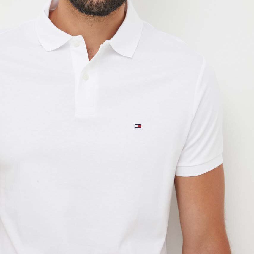 Áo Polo Tommy Hilfiger Liquid Cotton Essential White