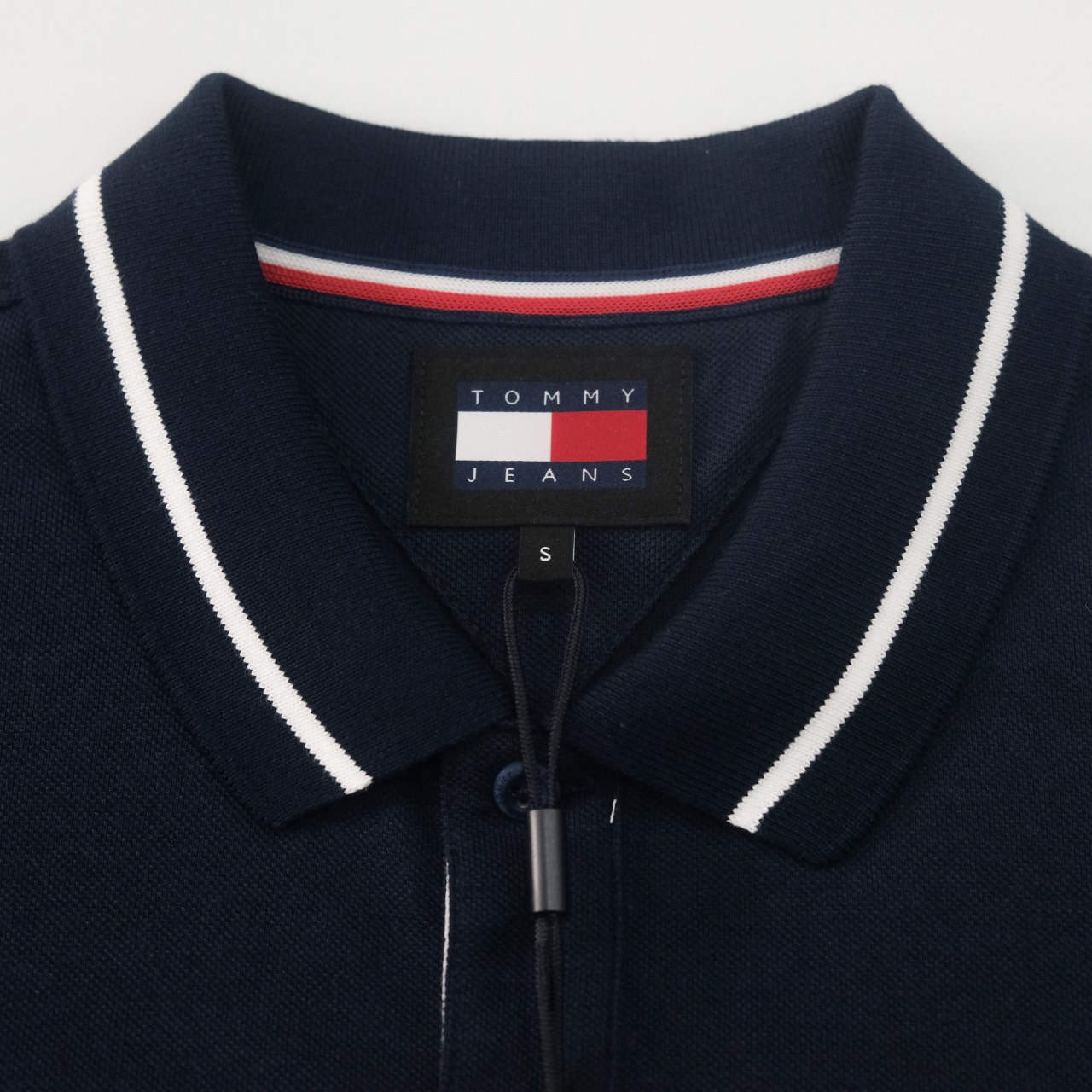 Áo Polo Tommy Jeans Tipping Dark Night Navy