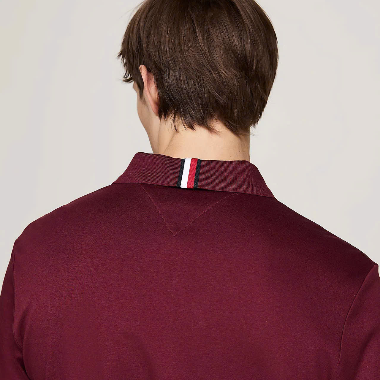 Áo Polo Tommy Hilfiger Liquid Cotton Essential Deep Rouge