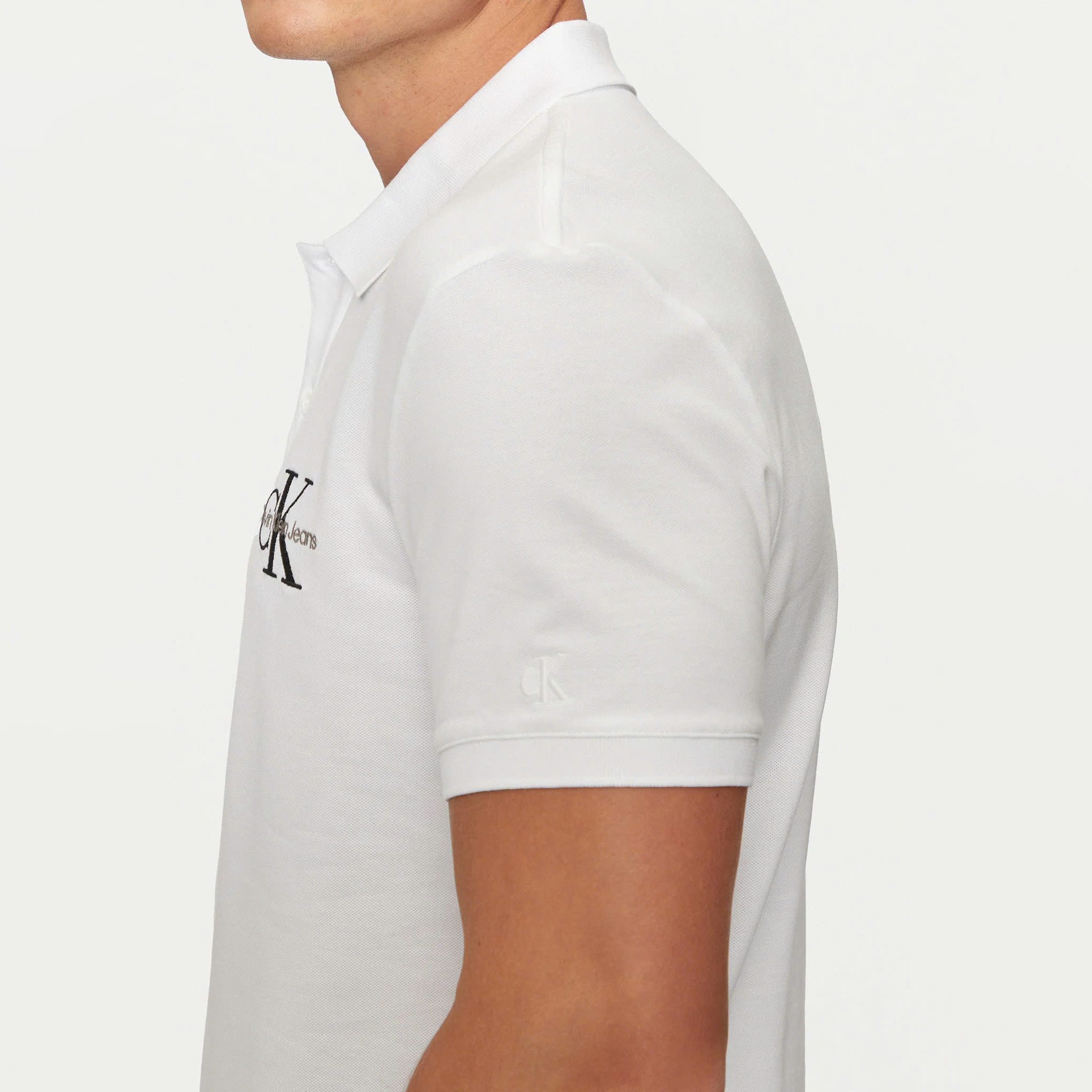 Áo Polo Calvin Klein Jeans White