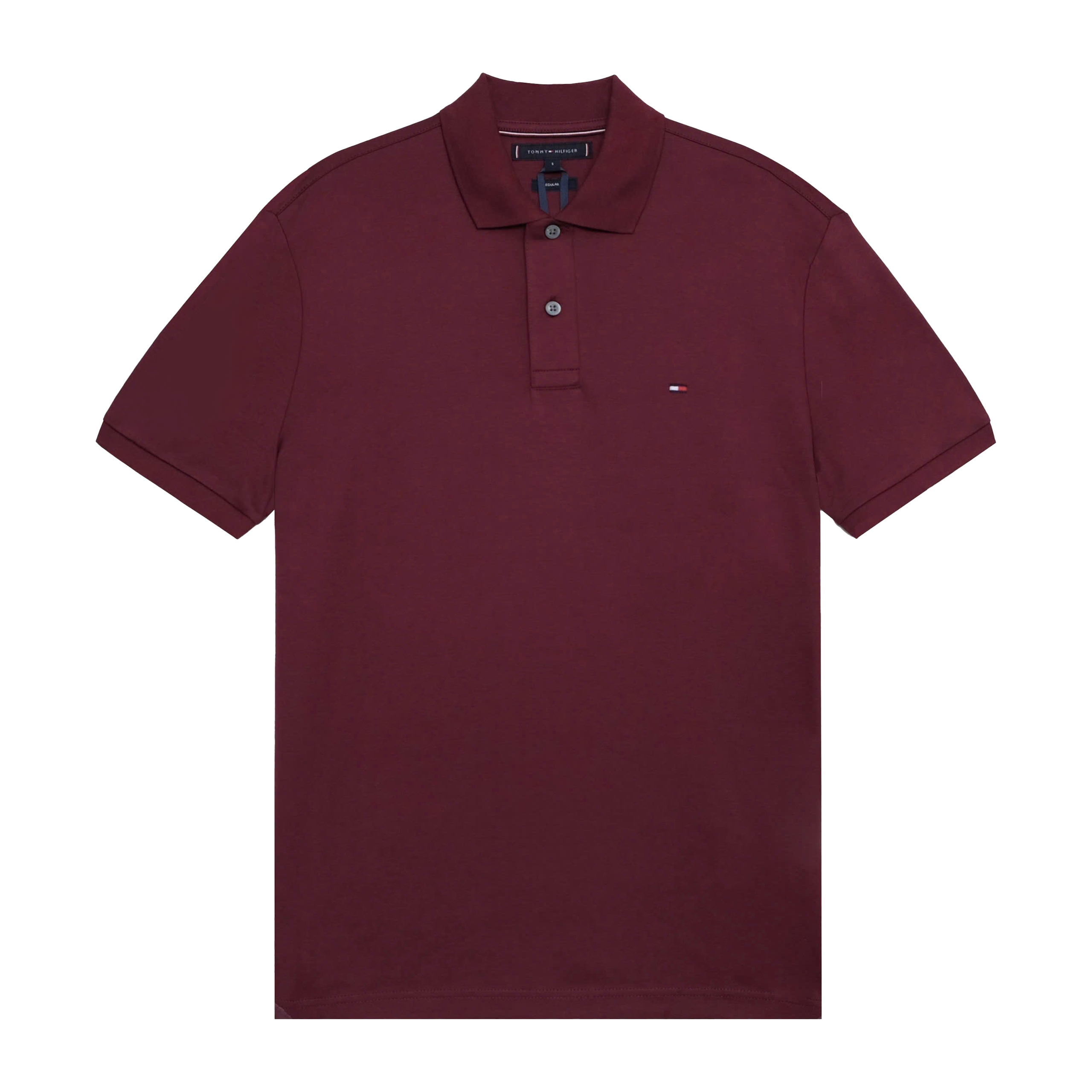 Áo Polo Tommy Hifiger Liquid Cotton Reg Seasonal / Deep Rouge