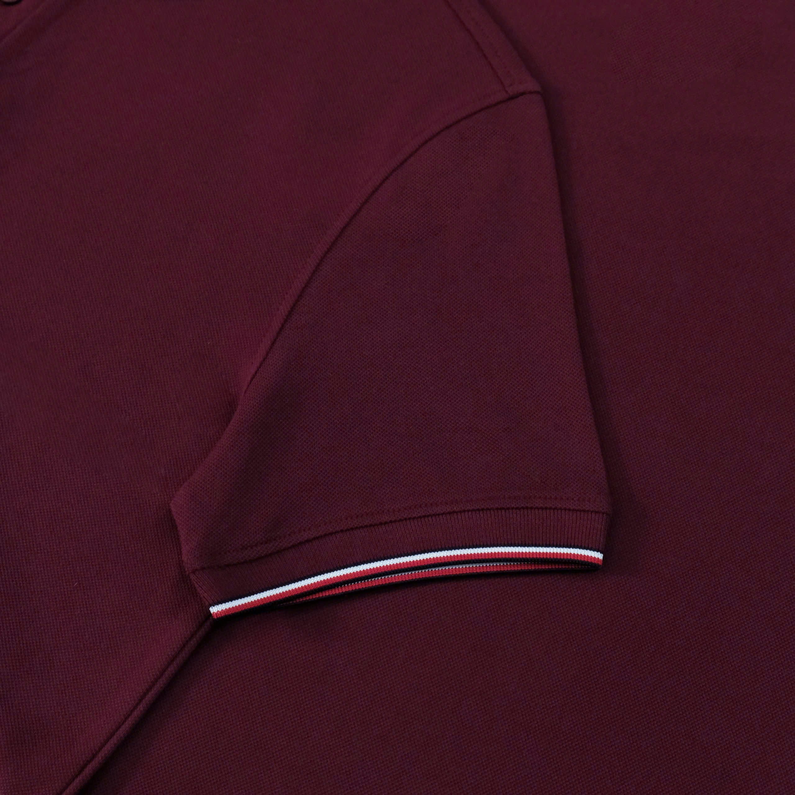 Áo Polo Tommy Hilfiger M TM FLG Tip Reg / Deep Rouge