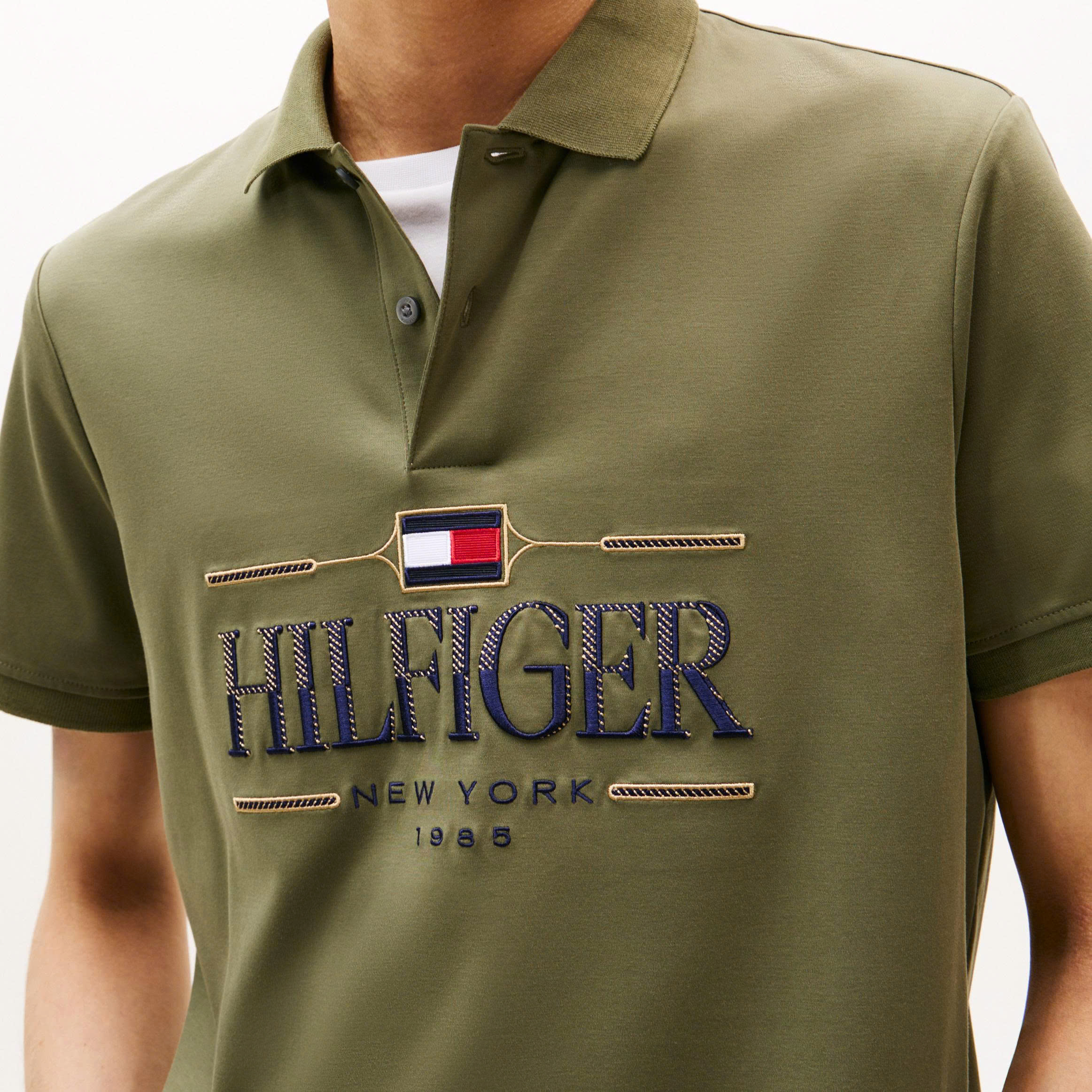 Áo Polo Tommy Hilfiger Im Icon Reg / Battle Green