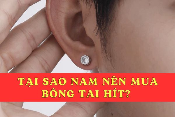 3 lí do bạn nên mua bông tai hít cho nam - Bỏ túi bí mật