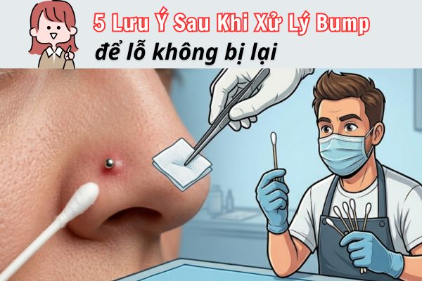 5 lưu ý sau khi xử lý bump để lỗ không bị lại
