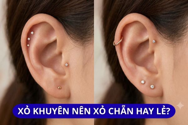 Xỏ khuyên nên xỏ chẵn hay lẻ? Giải mã khoa học, thực tế