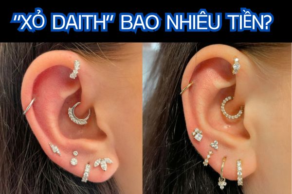 Xỏ Daith bao nhiêu tiền?