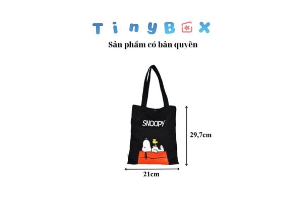 TÚI VẢI PN SNOOPY 2541BK tại tinybox