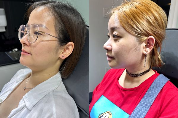 Ảnh khách xỏ khuyên tai đẹp