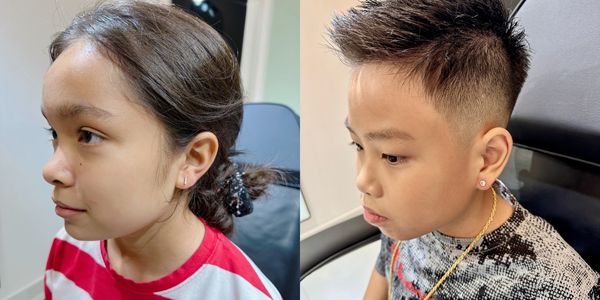  Bấm lỗ tai không đau cho bé